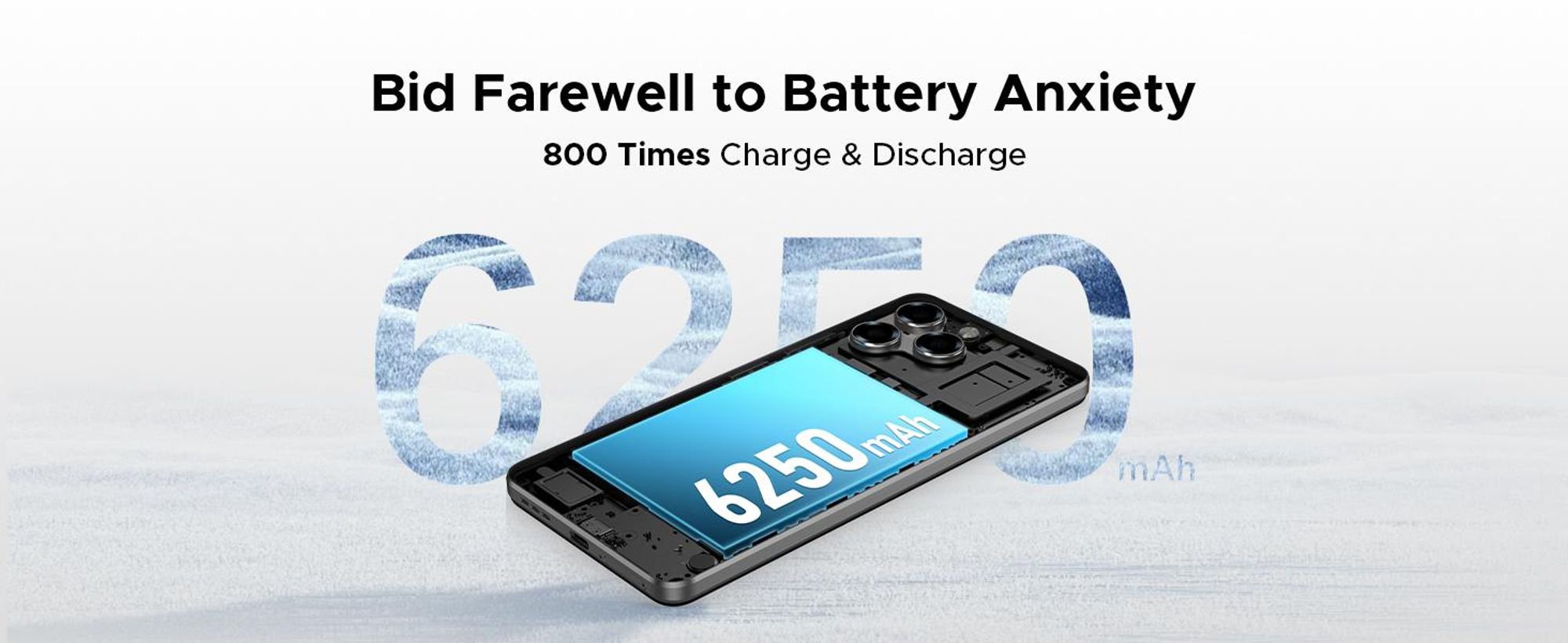 DOOGEE Note58 Pro, smartphone, Android 16, 6,75" displej s obnovovací frekvencí 90 Hz, baterie 6250 mAh, 64 GB RAM + 256 GB interní paměť, 4G, 16MP fotoaparát, NFC, čtečka otisků prstů, bez smlouvy