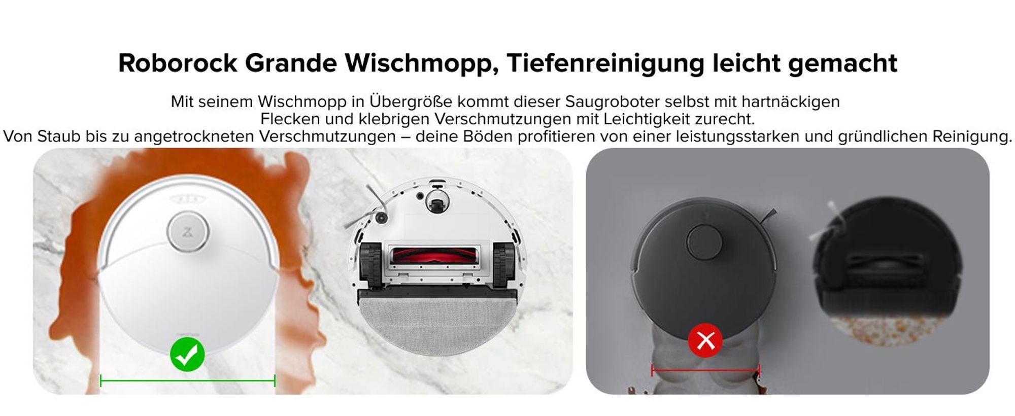 Roborock Q10 PF Staubsauger Roboter 10000 Pa (Upgrade von Q8 max /S8), Dual Anti-Tangle-System, JawScrapers Bürste, Auto-Lifting-Mopp, Weiß
