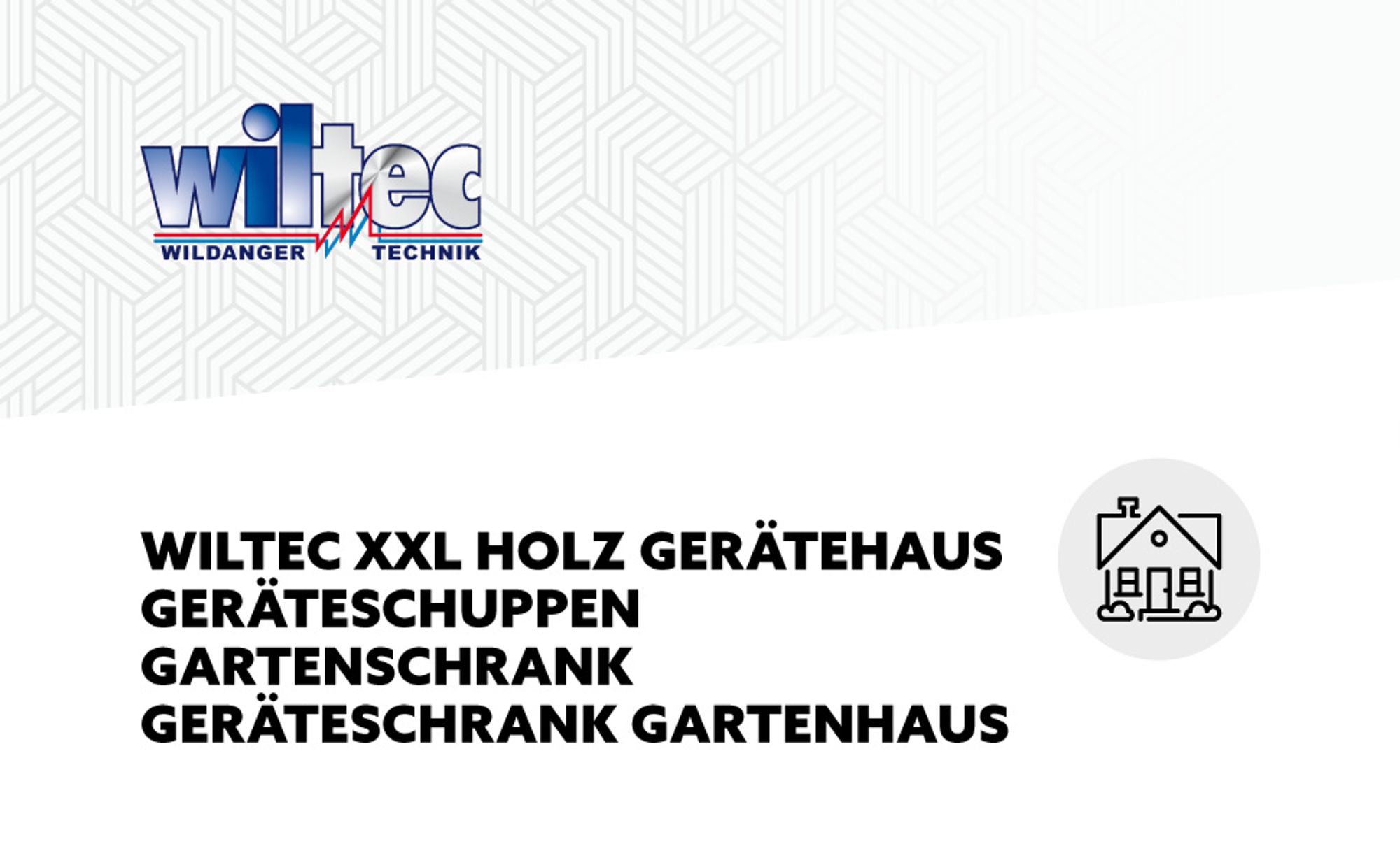 Wiltec Gerätehaus XXL holz Gartenschrank für Gartengeräte inkl. Montagematerial Gartenhaus zur Aufbewahrung Geräteschuppen Geräteschrank