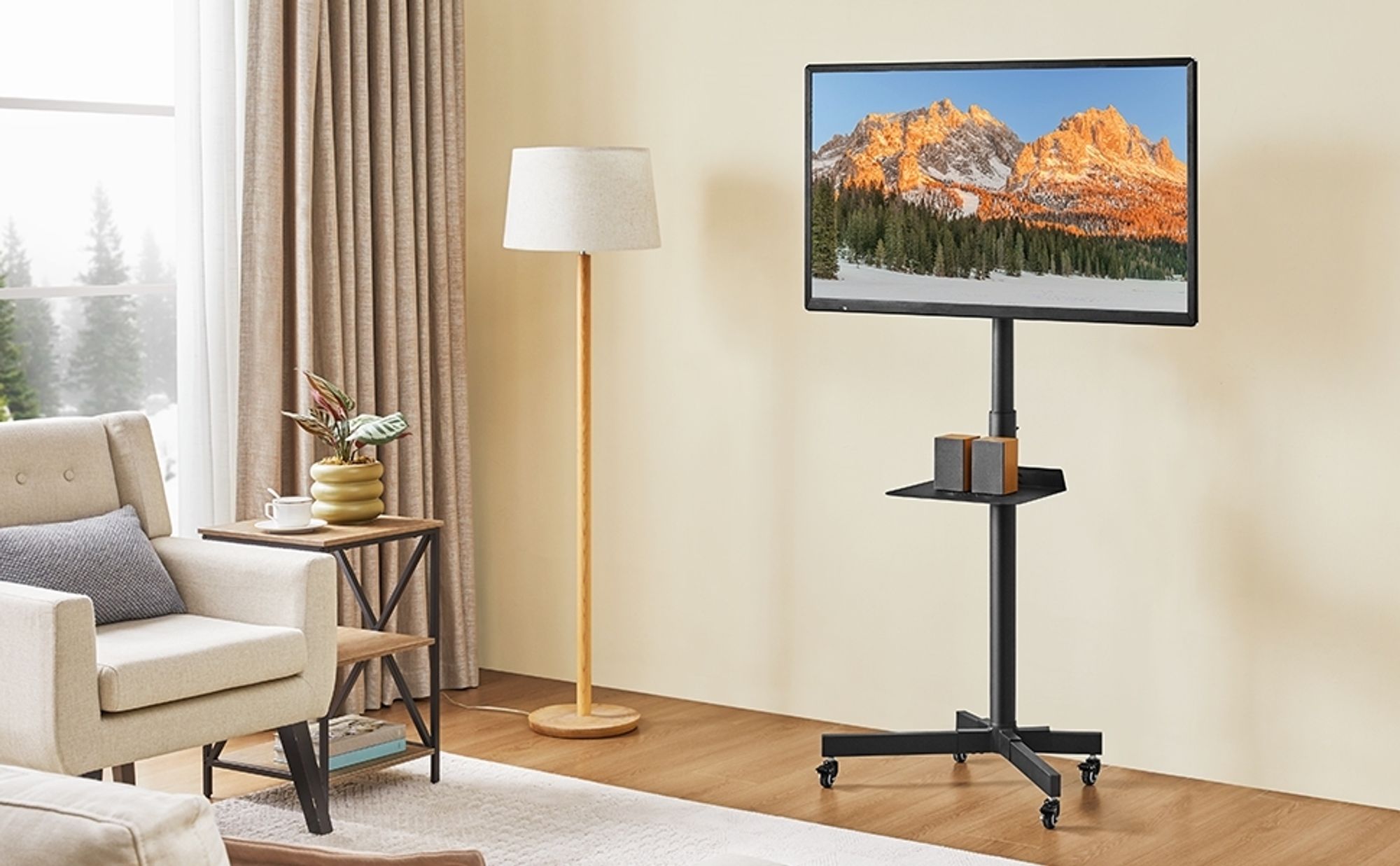 moderner TV Standfuß