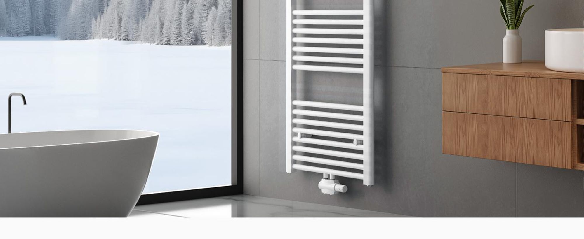 Heilmetz Handtuchheizkörper 160 x 50 cm 654W Warmwasser Badheizkörper, Mittelanschluss & Seitenanschluss, Handtuchtrockner