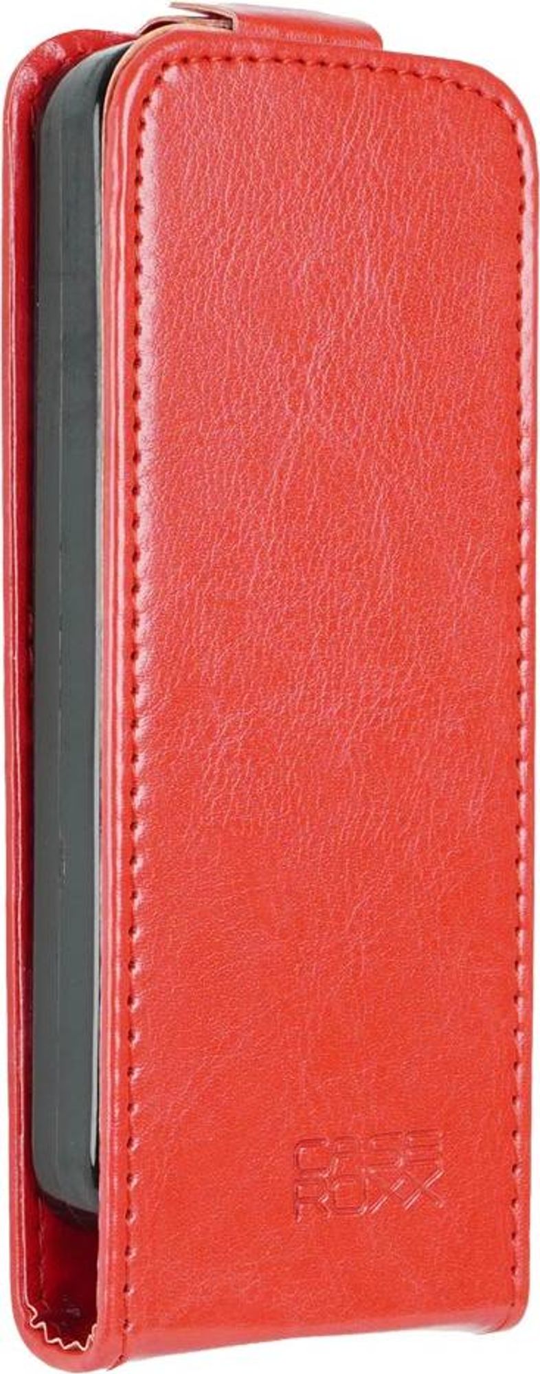 caseroxx Schutz Tasche Hülle Flip Cover kompatibel mit Nokia 235 4G (2024) / 215 4G (2024) / 220 4G (2024), Smartphone Tasche Flip Cover in rot Bild 2