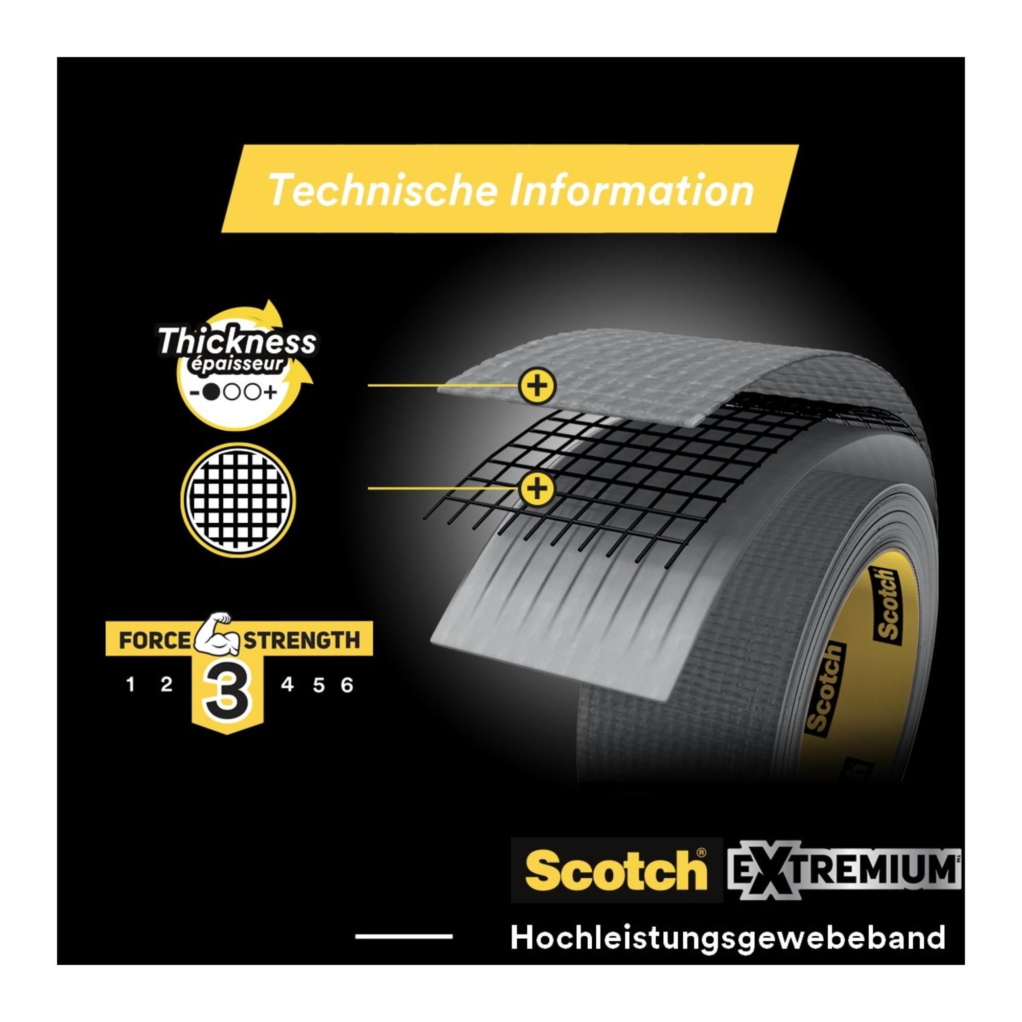 Scotch® Universal Klebeband 2904, silber, 50 m x 48 mm