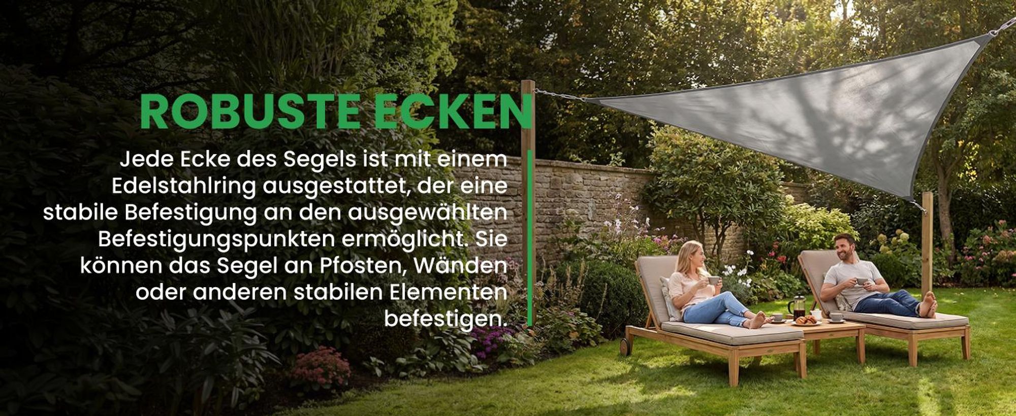 dreieckig Sonnensegel 4x4x4 Meter Wasserdichter auf Balkon Terrasse Patio