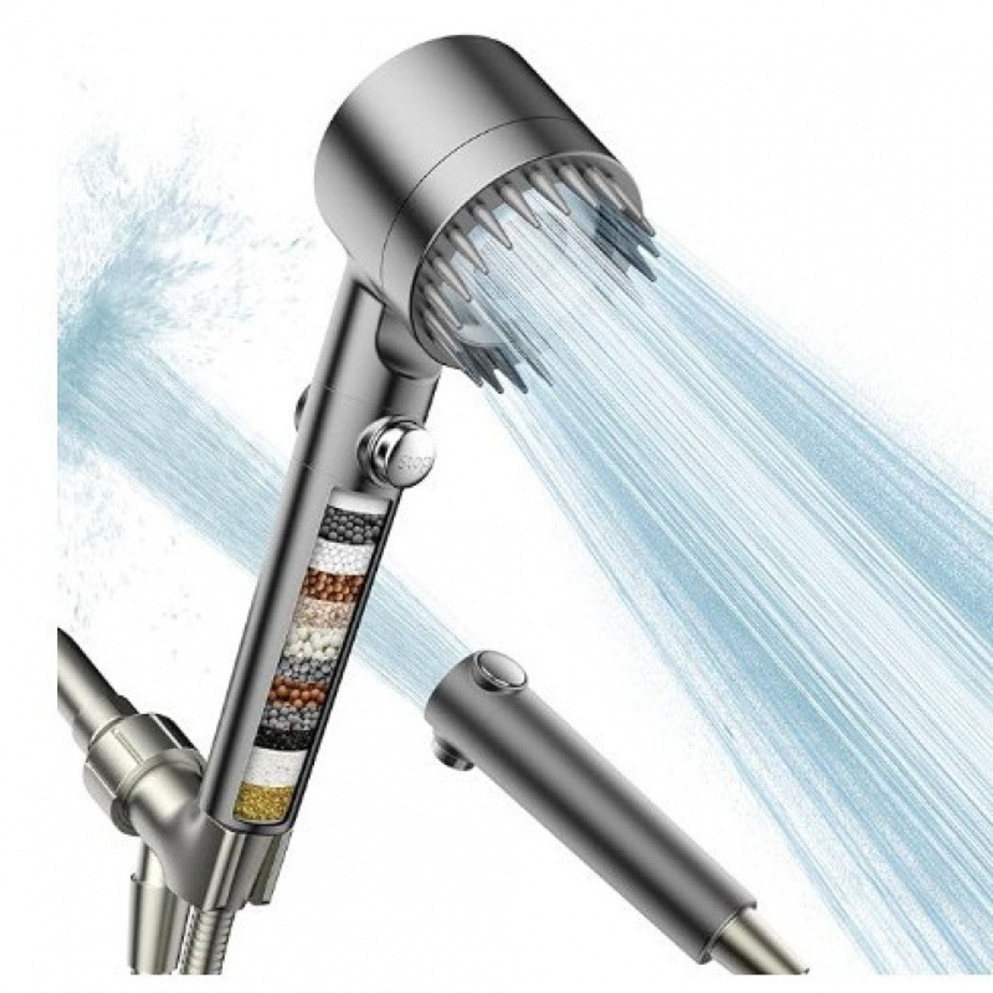 Premium Duschfilter-Set mit Mehrstufenfiltration – Ihr Wellness-Erlebnis für sauberes Wasser!