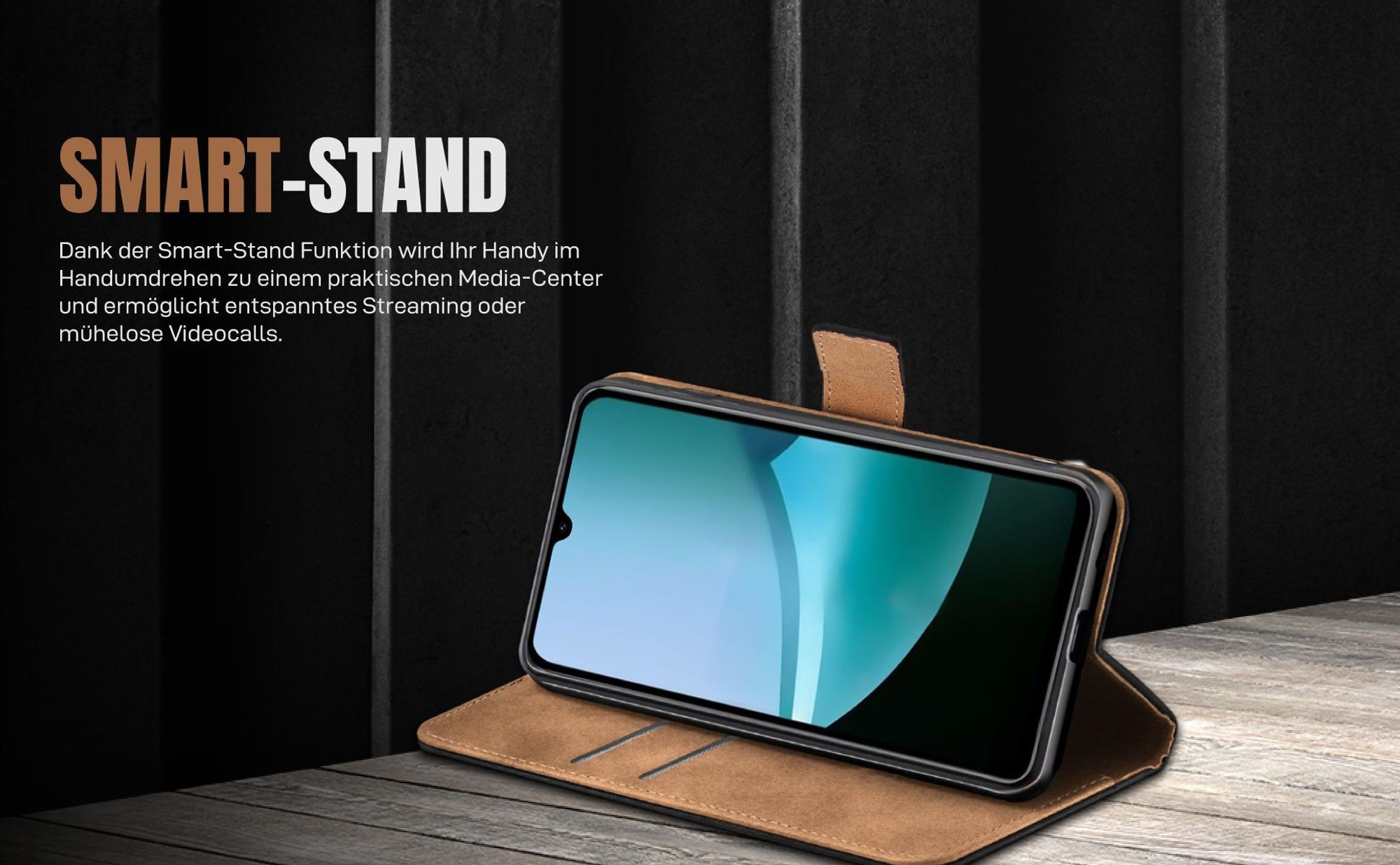 Hülle für Xiaomi Redmi 15C mit praktischer Aufstellmodus für Videostreaming