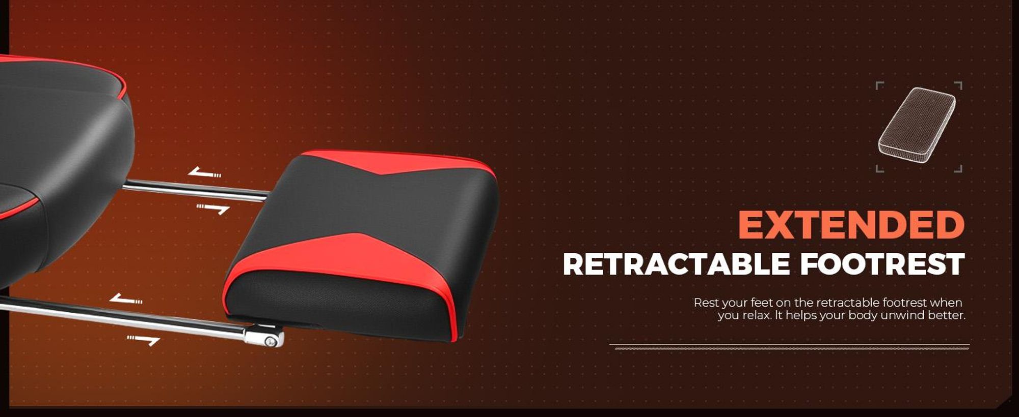 GTPLAYER Gaming Stuhl mit Fußstütze, Ergonomischer Bürostuhl 150kg, Gaming Sessel mit Lendenwirbelstütze Kopfstütze, Höhenverstellbarer Computerstuhl