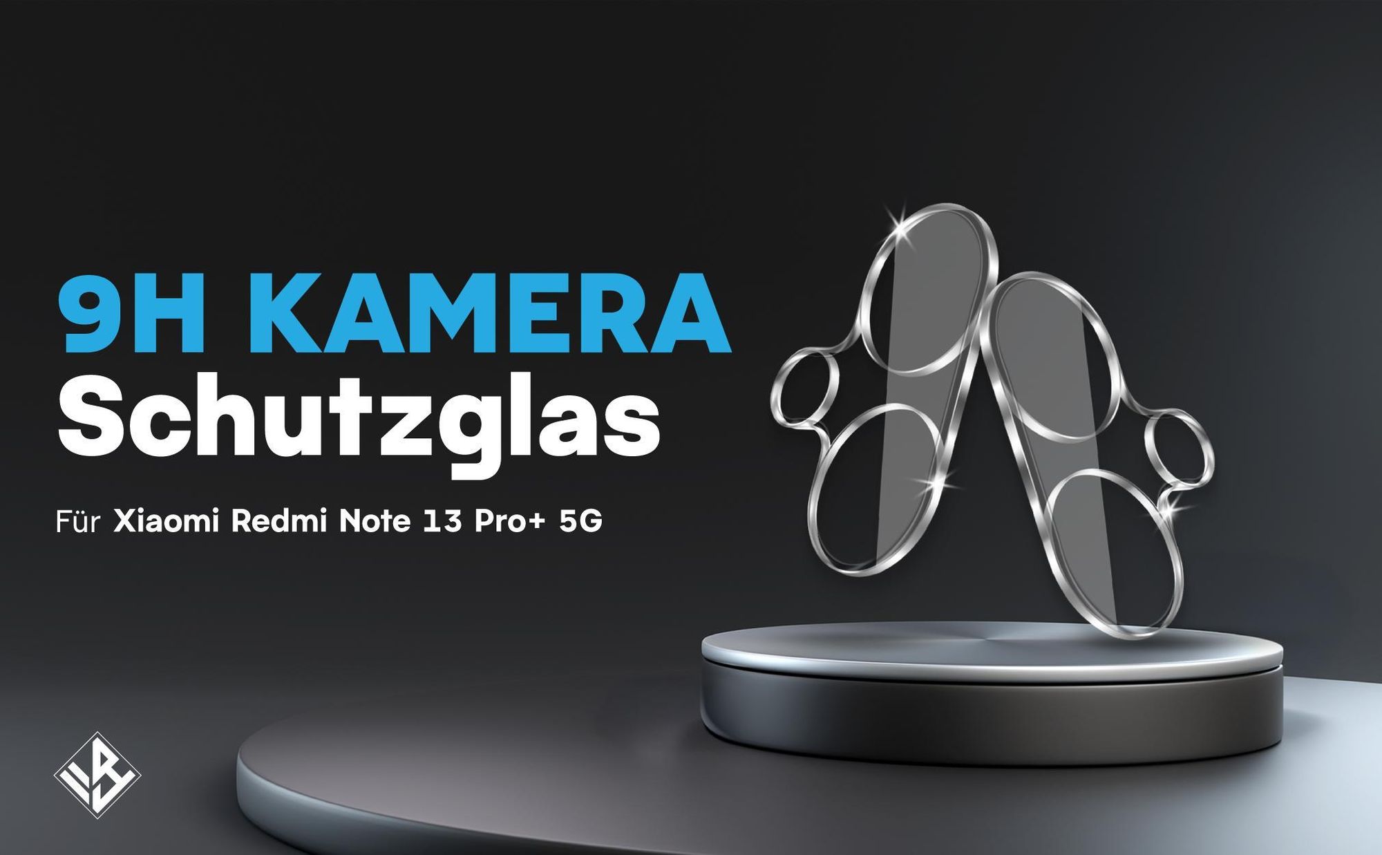 2er Set Kameraschutzglas für Xiaomi Redmi Note 13 Pro+ 5G in 9H Härte
