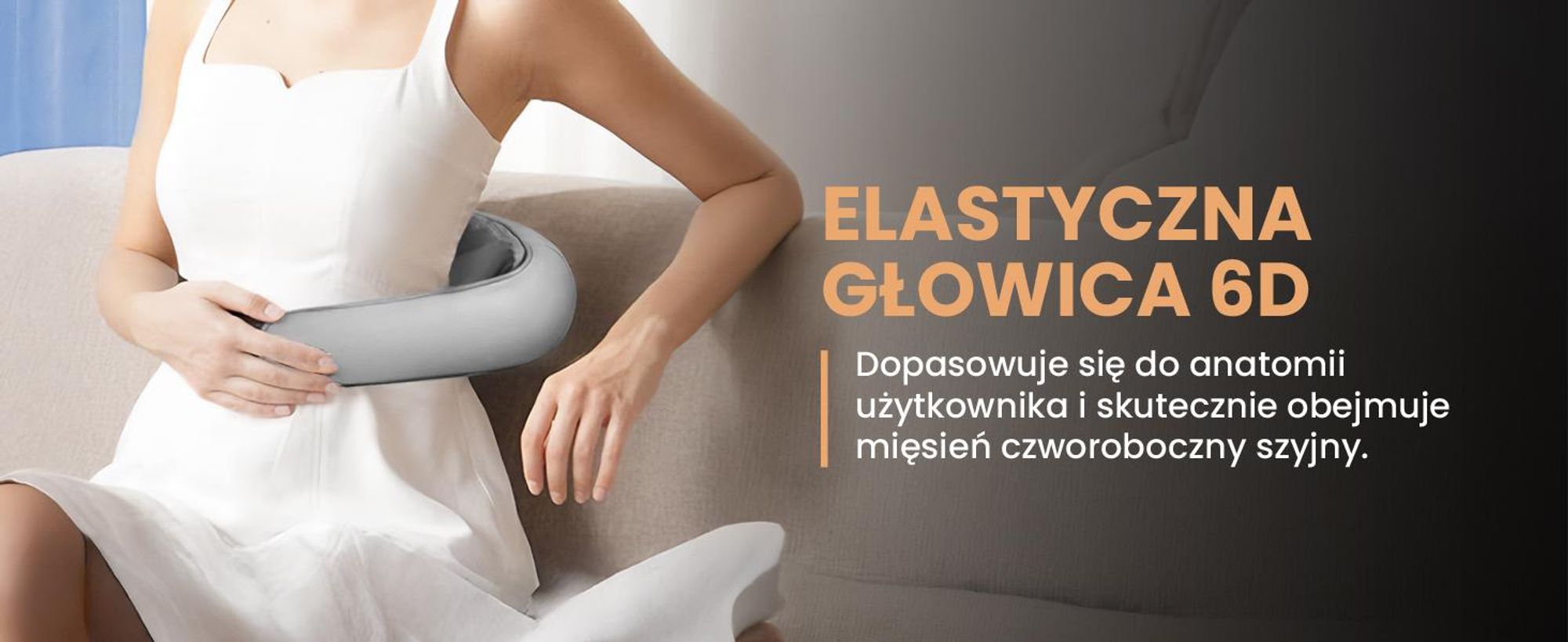 Masażer naramienny do karku rozgrzewający i łagodzący ból