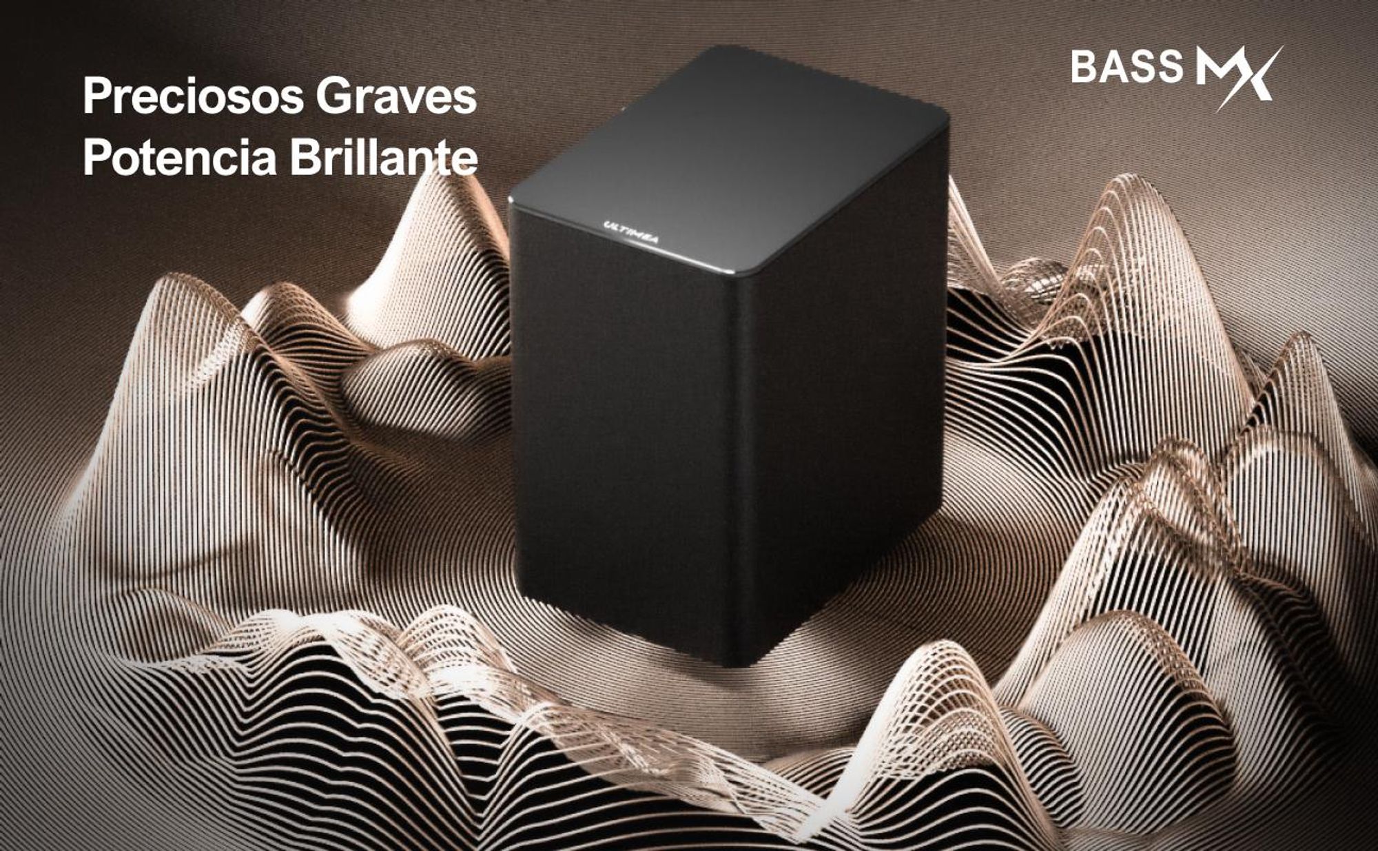 Barra de sonido ULTIMEA 5.1 con Dolby Atmos, sistema de sonido envolvente 3D con subwoofer, 2 altavoces traseros, barra de sonido Bluetooth 5.3 con ecualizador de graves ajustable