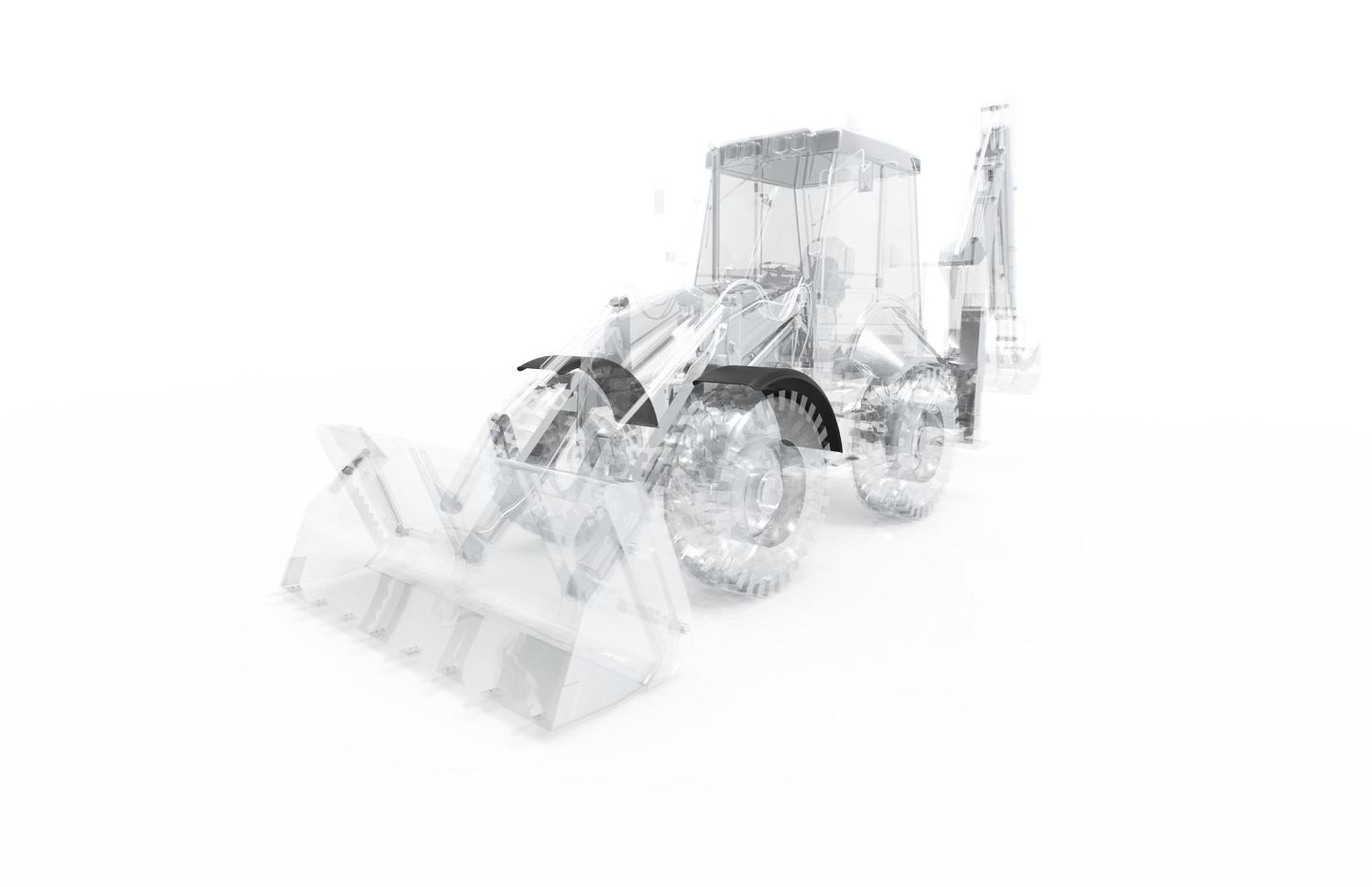 DOMAR T10100 Einzelkotflügel 16-28 Zoll aus Kunststoff für Landmaschinen und Traktoren 960x310 mm als robuster Radkasten
