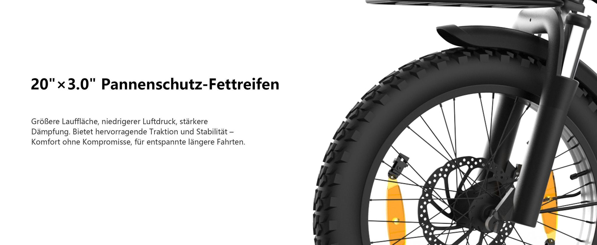 Runetic Ebike, Foldable e-bikes, 250W Motor, 36V 13Ah herausnehmbarer Akku, bis zu 80 km Reichweite, 25 km/h, 20" x 3,0" Breitreifen, Grün