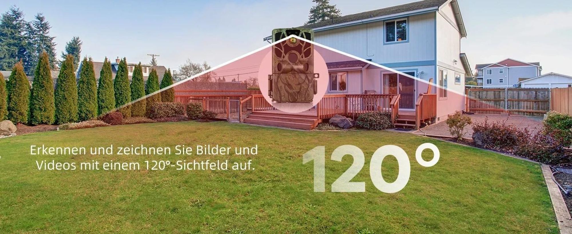 Usogood Wildkamera mit Handyübertragung App,4K Wildkamera Wlan mit Bewegungsmelder Nachtsicht Inklusive 32GB SD-Karte IP66 Wasserdicht 0,5S Auslösen