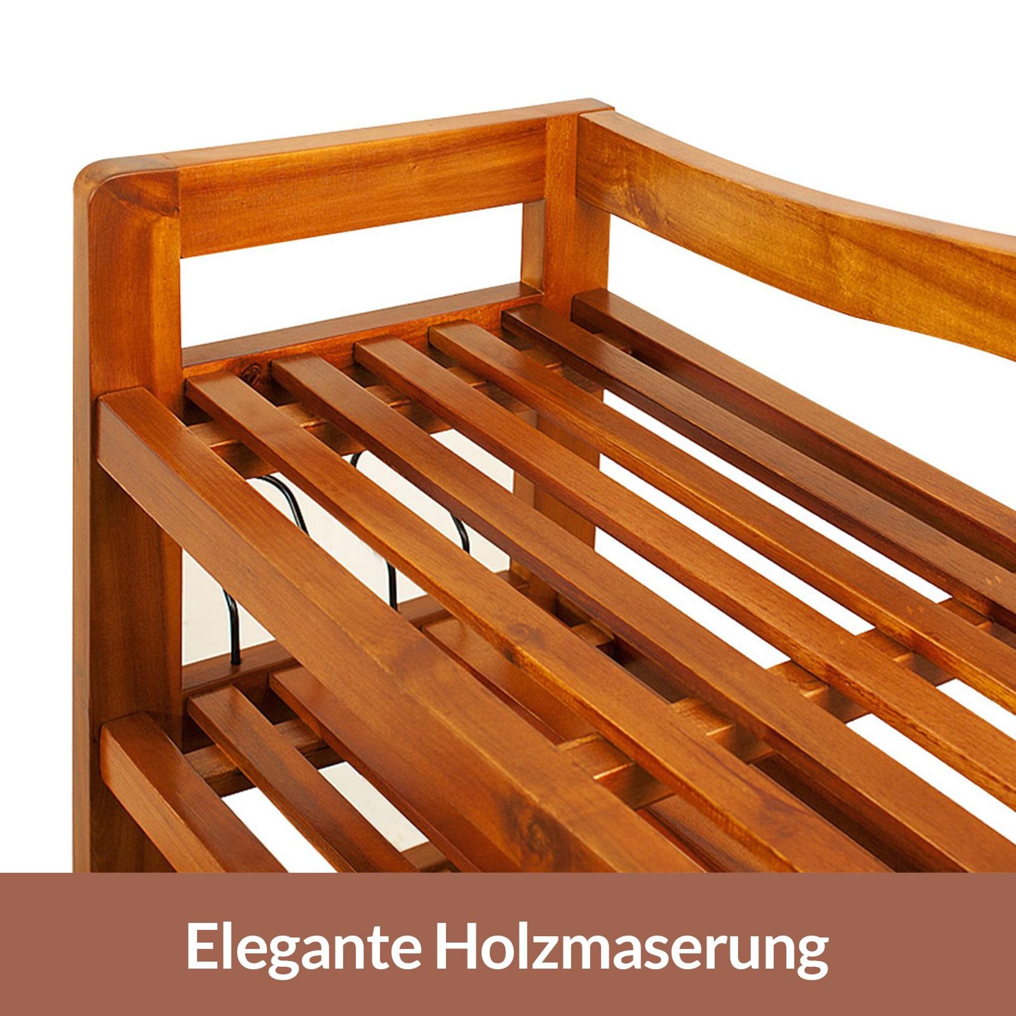 CASARIA Schuhregal aus Holz mit 5 Ebenen