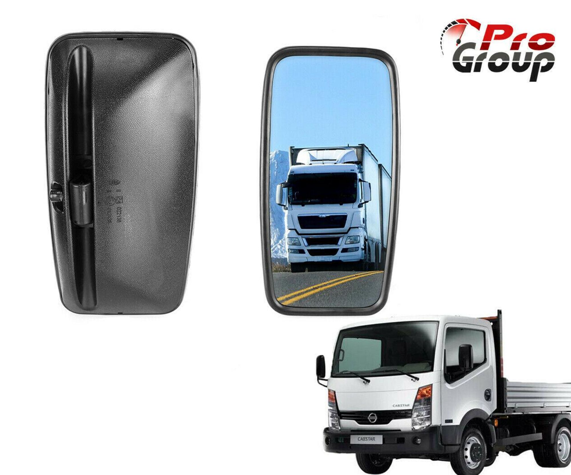 2x Spiegel Außenspiegel Rückspiegel Für Nissan Cabstar Camion LKW 36x18cm E4
