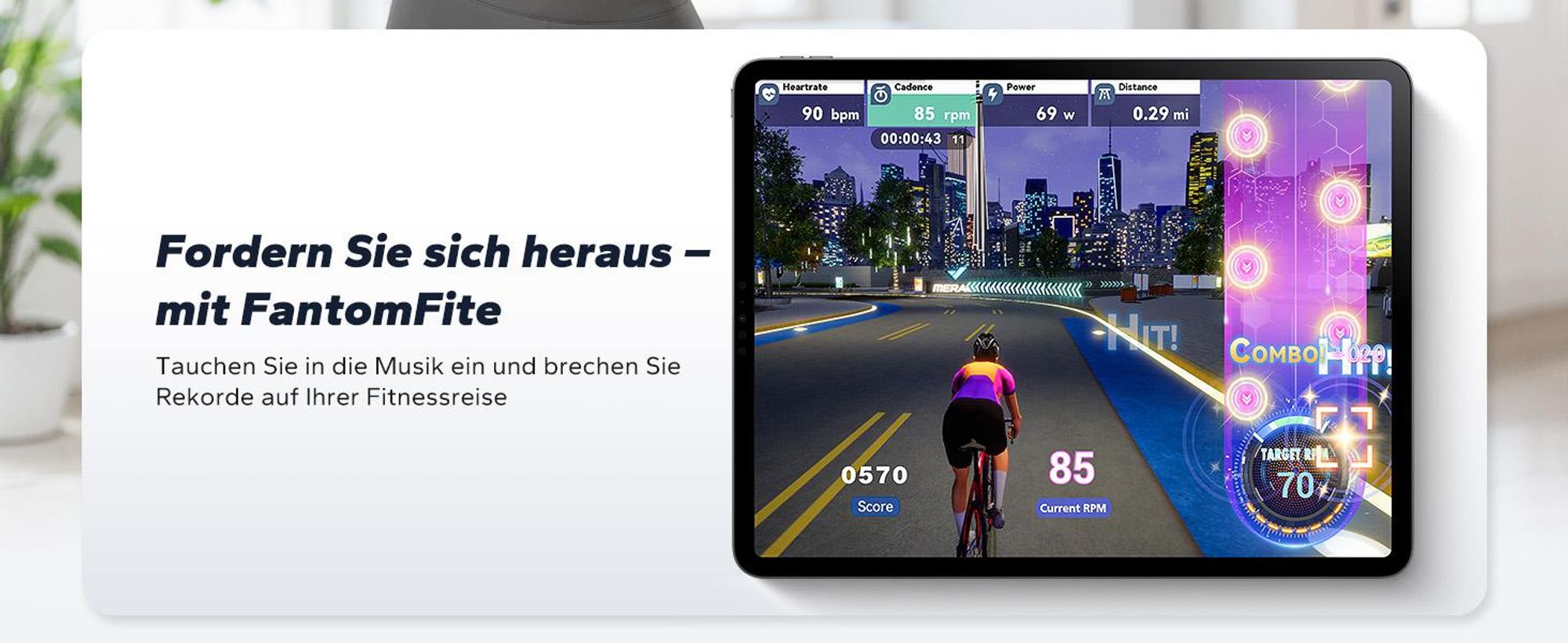 Heimtrainer für Zuhause, Fitnessbike mit LCD-Display bis 158 KG, bequeme und leise, verstellbarer magnetischer Widerstand, Heimfitness