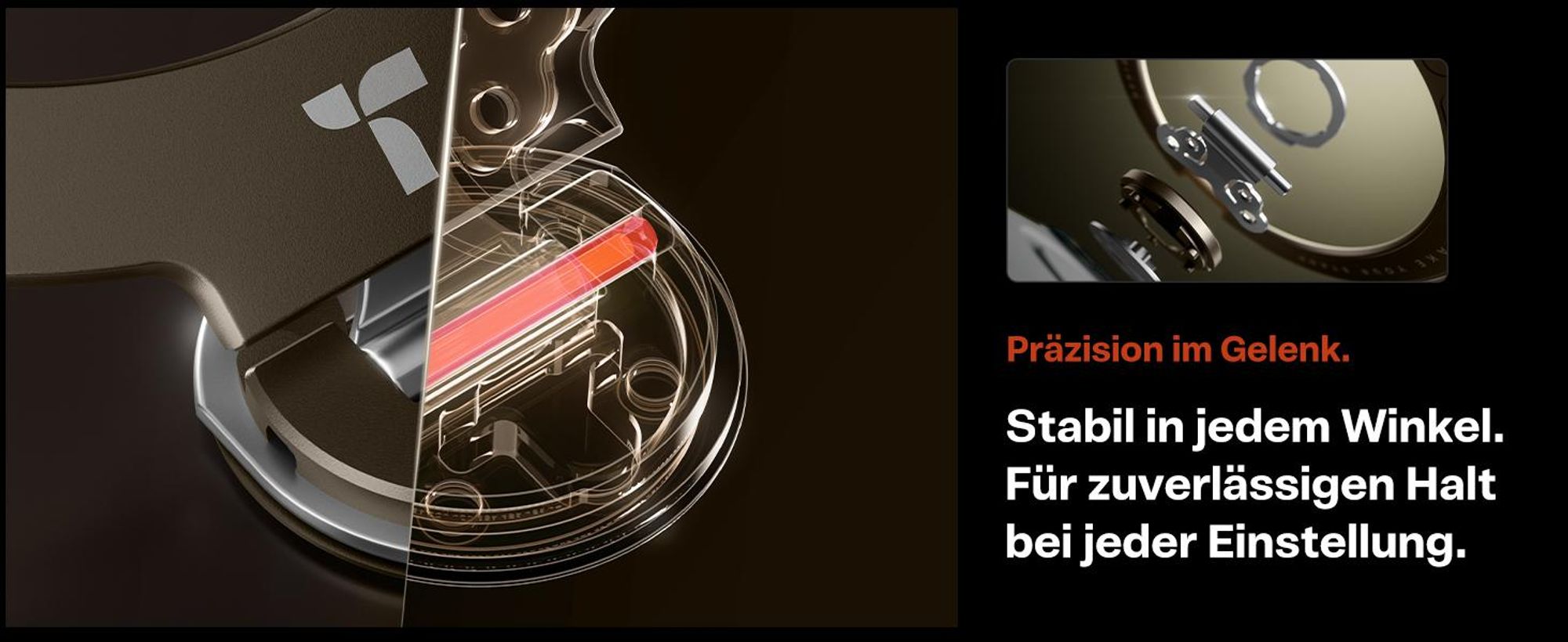TORRAS Ostand Q3 Air Pro Hülle für iPhone 18 Pro Max Handyhülle Graphite Core Dual‑Airbag‑Schutz 360° Aluminium‑Ständer MagSafe Anti‑Fingerprint Weiß