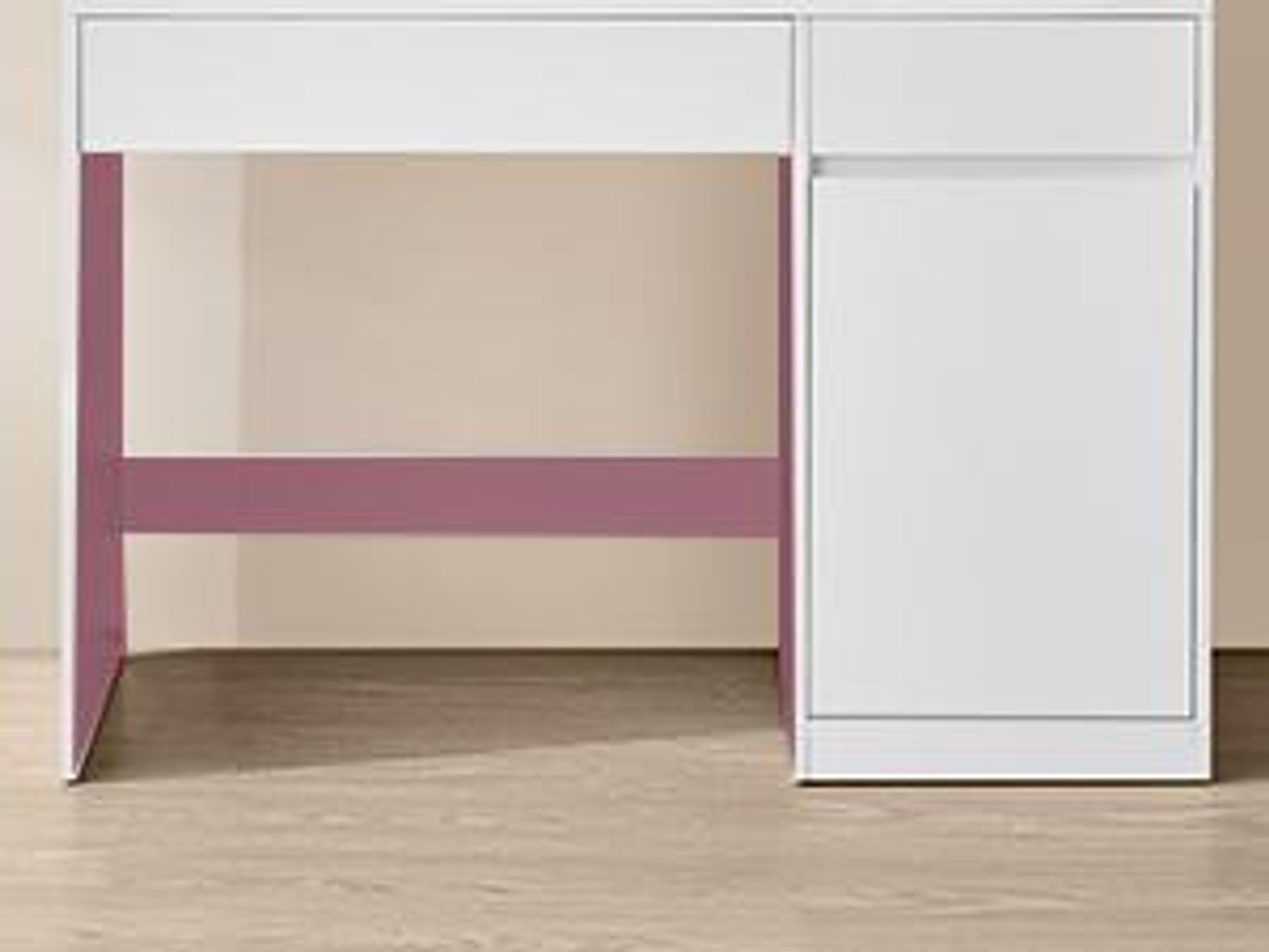 VASAGLE Schminktisch mit LED-Beleuchtung, Steckdosenleiste, Frisiertisch mit Schubladen, verstellbaren Ablagen, 110 cm breit, Schmuckaufbewahrung