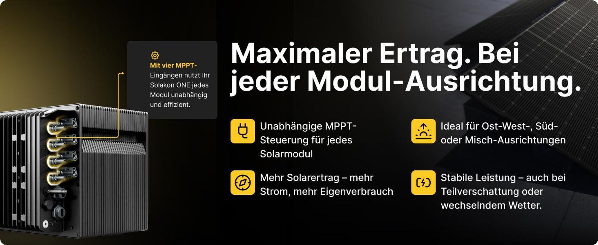 Solakon ONE Erweiterungsspeicher mit 2,11 kWh Kapazität für Balkonkraftwerk, modulare Erweiterbarkeit auf bis zu insgesamt 6 Einheiten (12,66 kWh)