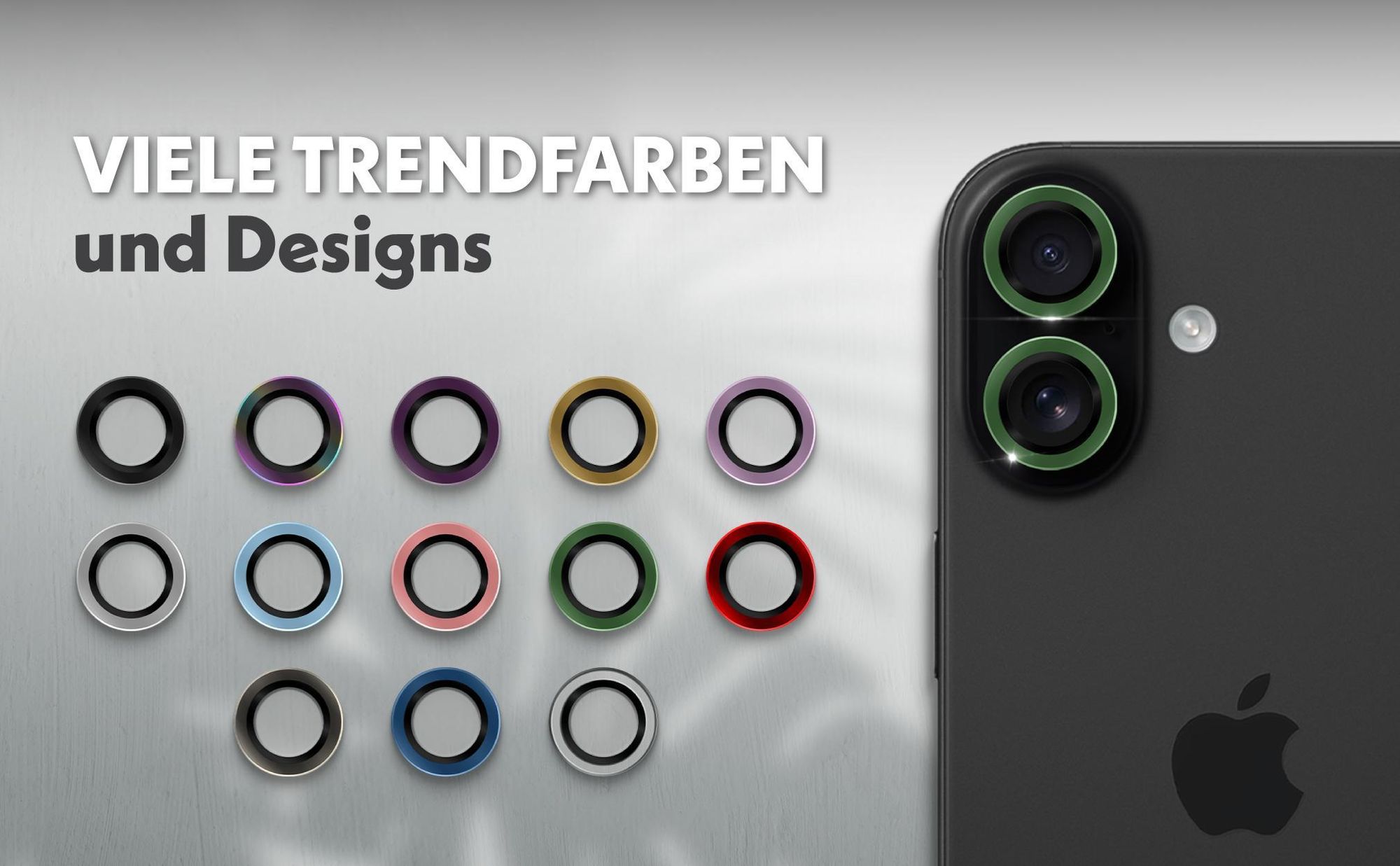 Kameraschutz aus 9H Glas für Apple iPhone 17 in passgenauem Design