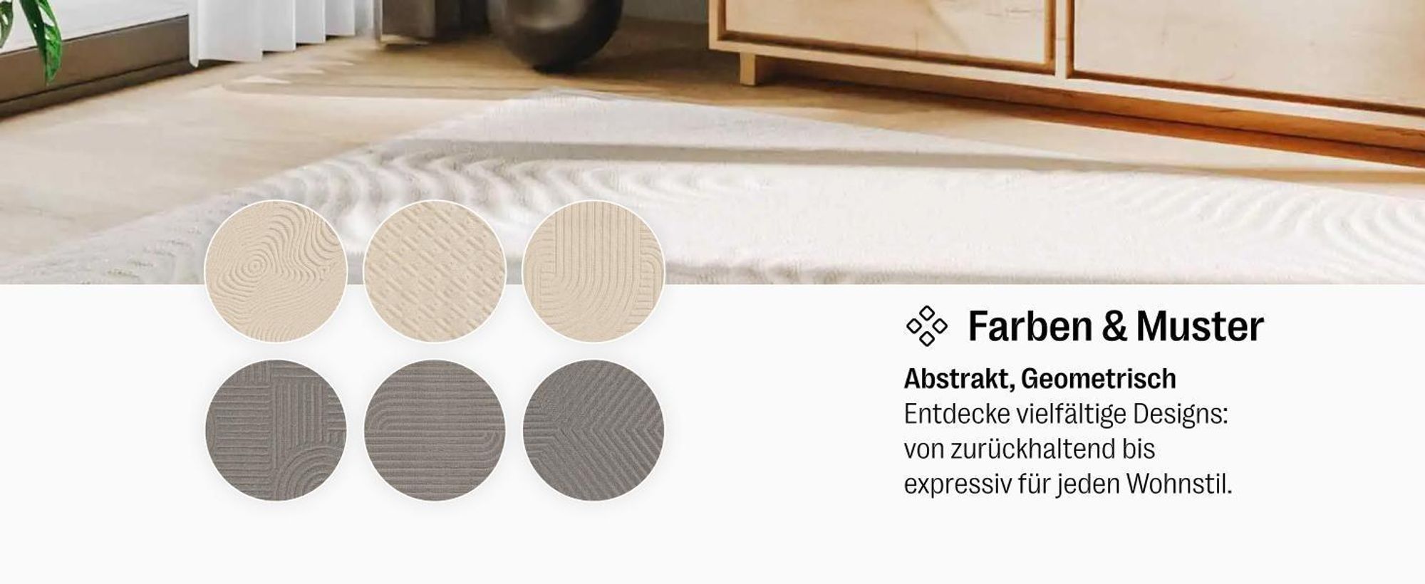 benuta Teppich Wohnzimmer Leo Hellgrau 160x230 cm Wohnzimmerteppich Rechteckig Muster Kurzflor Flauschig Weich