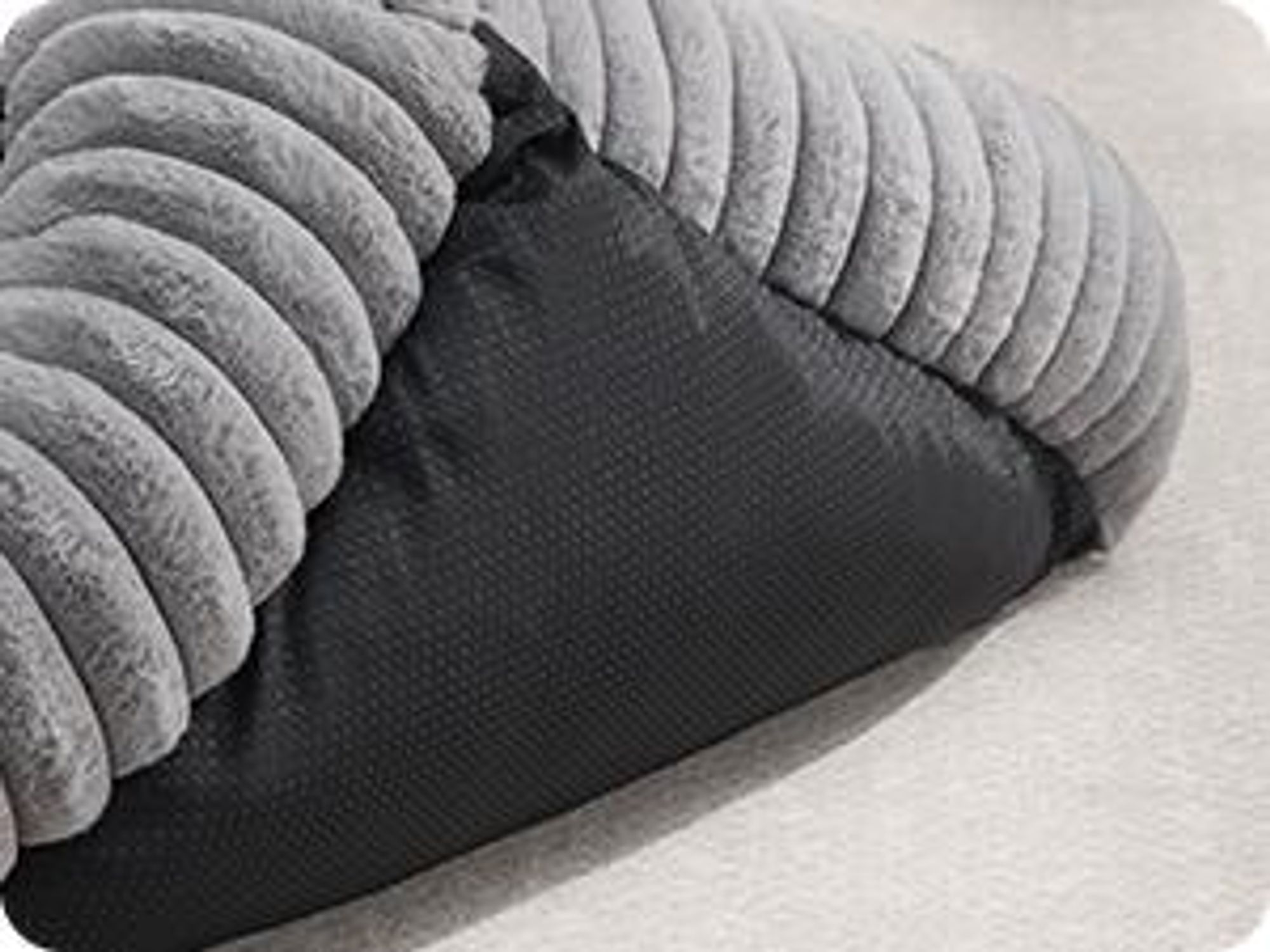 Feandrea Hundebett, Hundekissen waschbar, flauschige Hundematte, 106 x 75 x 20 cm, taubengrau