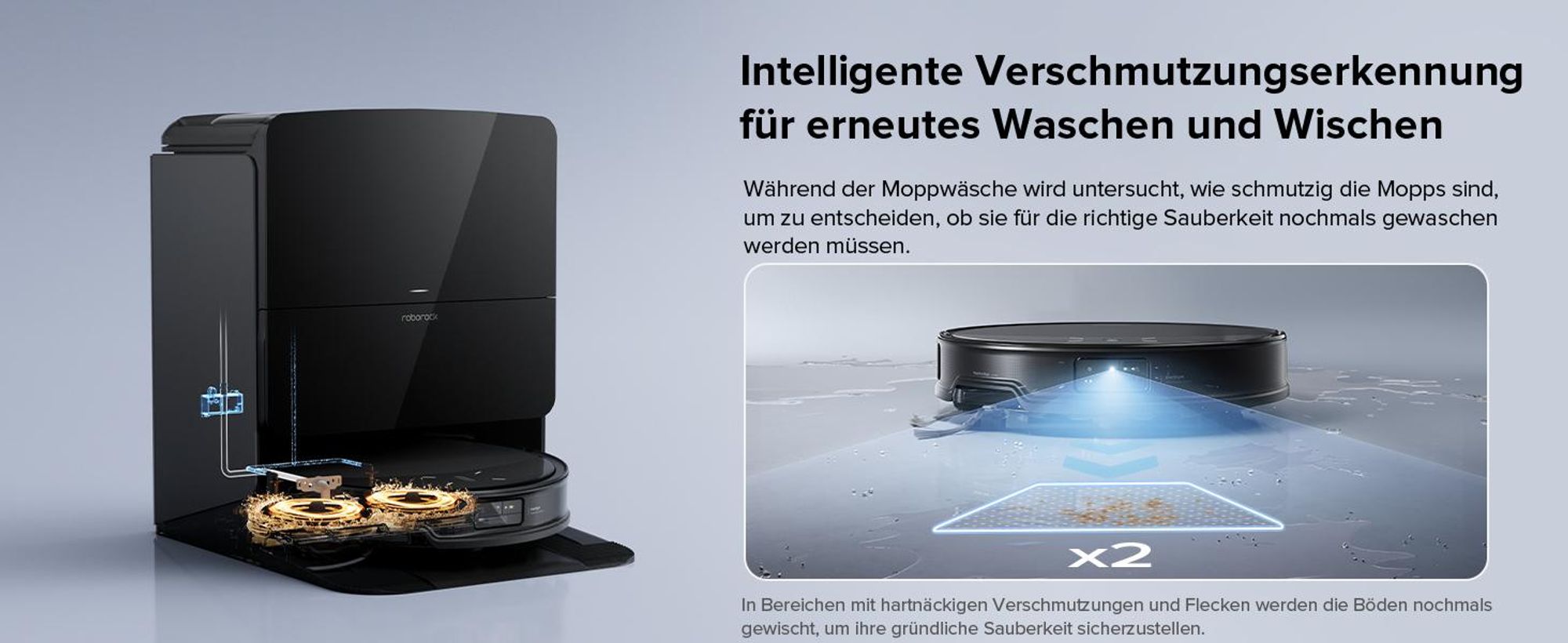 Roborock Saros 10R Set Staubsauger Roboter mit Wischfunktion, 22,000 Pa, Automatische Mop-Entfernung, 7,98cm Ultra-Slim Design, StarSight System 2.0