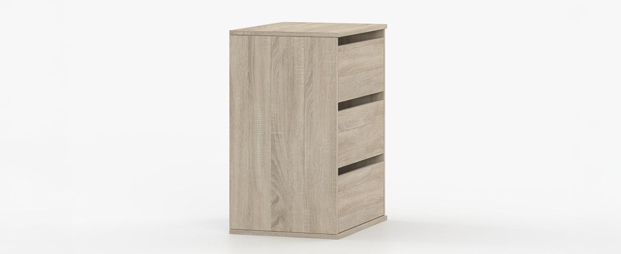 Schubkasteneinsatz Kleiderschrank 55 cm Sonoma Eiche/Sonoma Eiche – Schrank Organizer mit Behältern, Aufbewahrungssystem