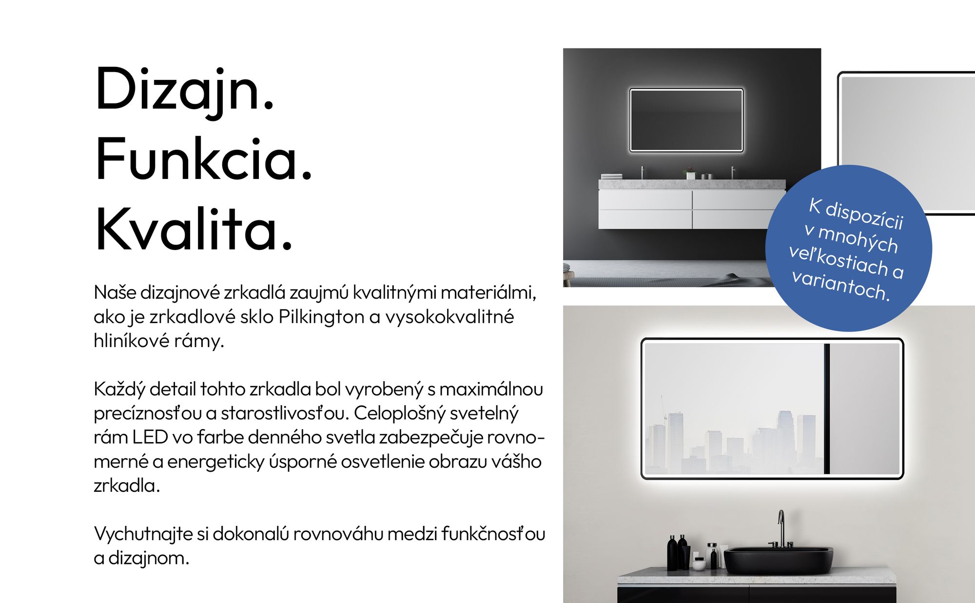 LED kúpeľňové zrkadlo TALOS black Moon 120x70 cm - kúpeľňové zrkadlo s osvetlením - vhodné do vlhkej vody vďaka hliníkovému rámu - farba svetla neutrálna biela