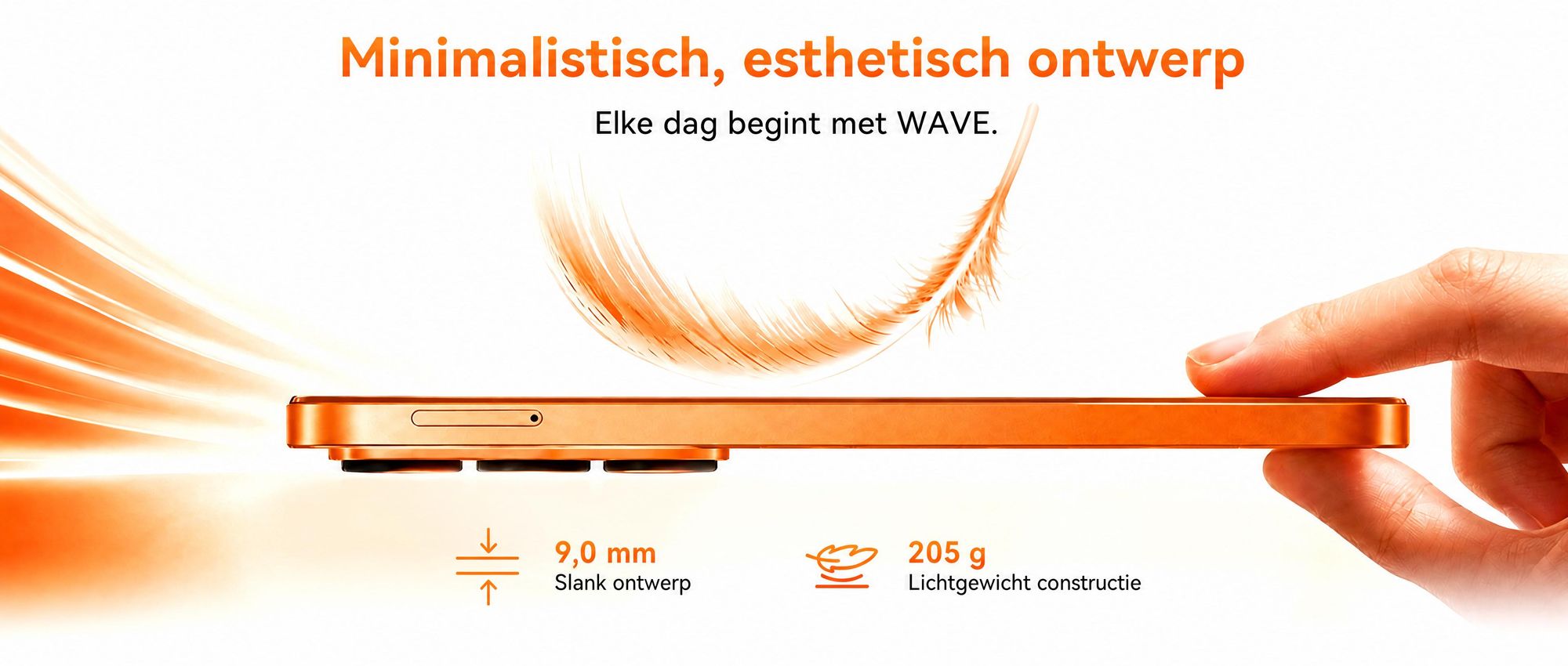 Blackview Wave 10C smartphone, zonder abonnement, Android 16, 6,88 inch, 120Hz, 1080p, Dual SIM, gezichtsherkenning, 5000 mAh, Gemini AI, DokeOS 5.0, 1080p, 4G