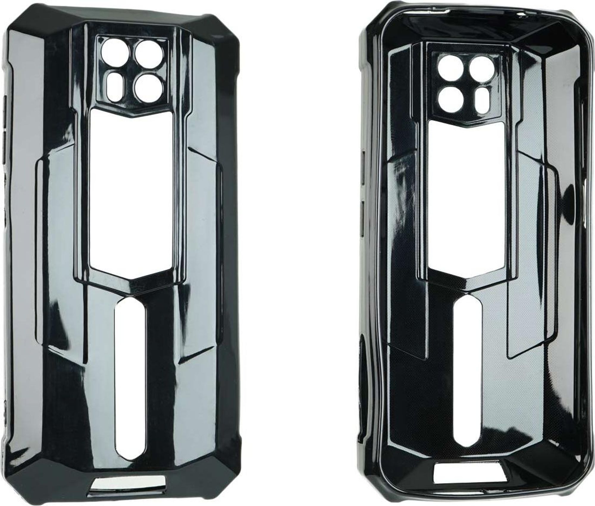 caseroxx Schutz-Hülle TPU-Hülle kompatibel mit Ulefone Armor 24, Gummi Handy Tasche schwarz Bild 1