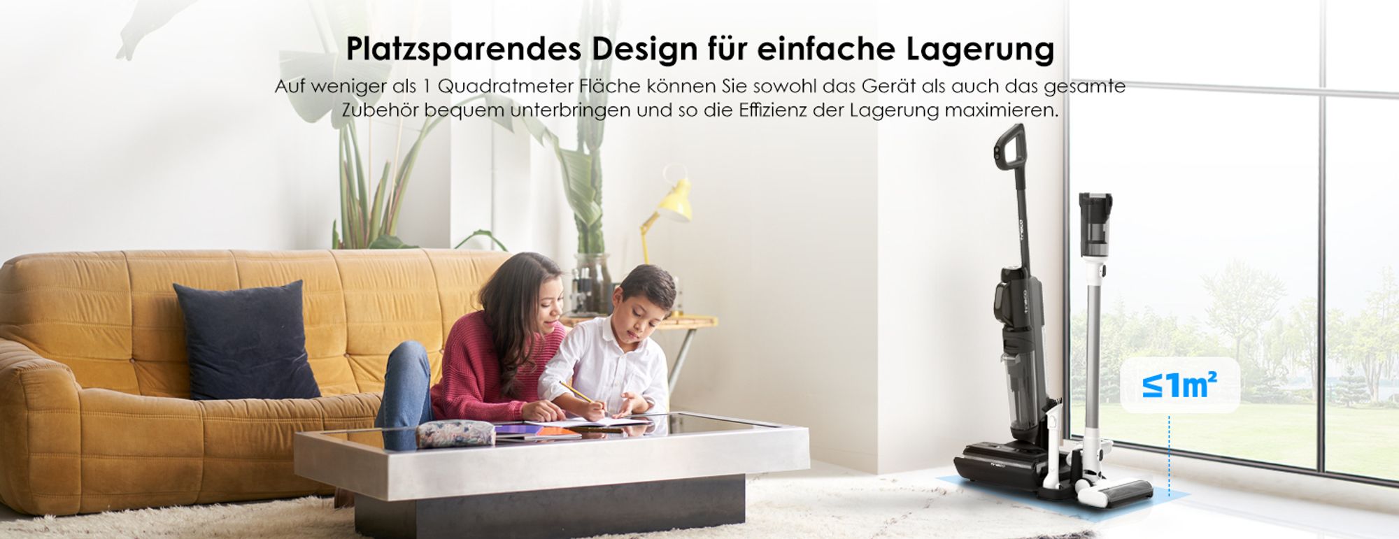 Platzsparende Lagerung