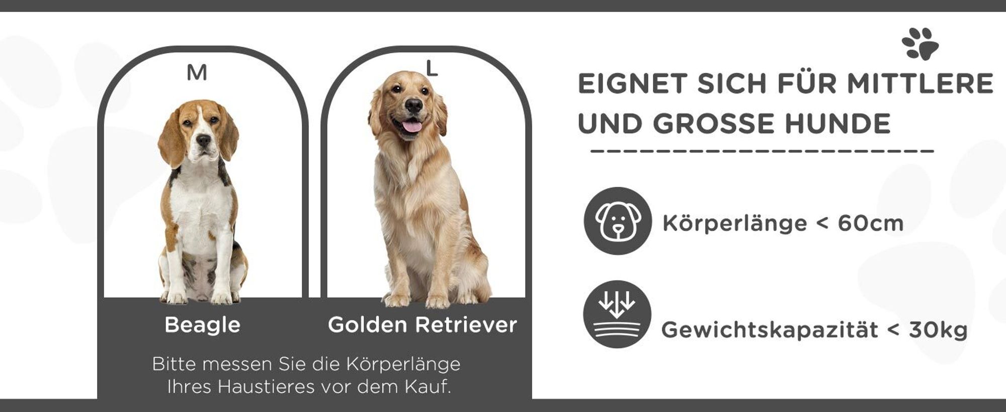 PawHut Hundewagen, Hundebuggy mit Kissen, faltbarer Hundetrolley, Katzenbuggy