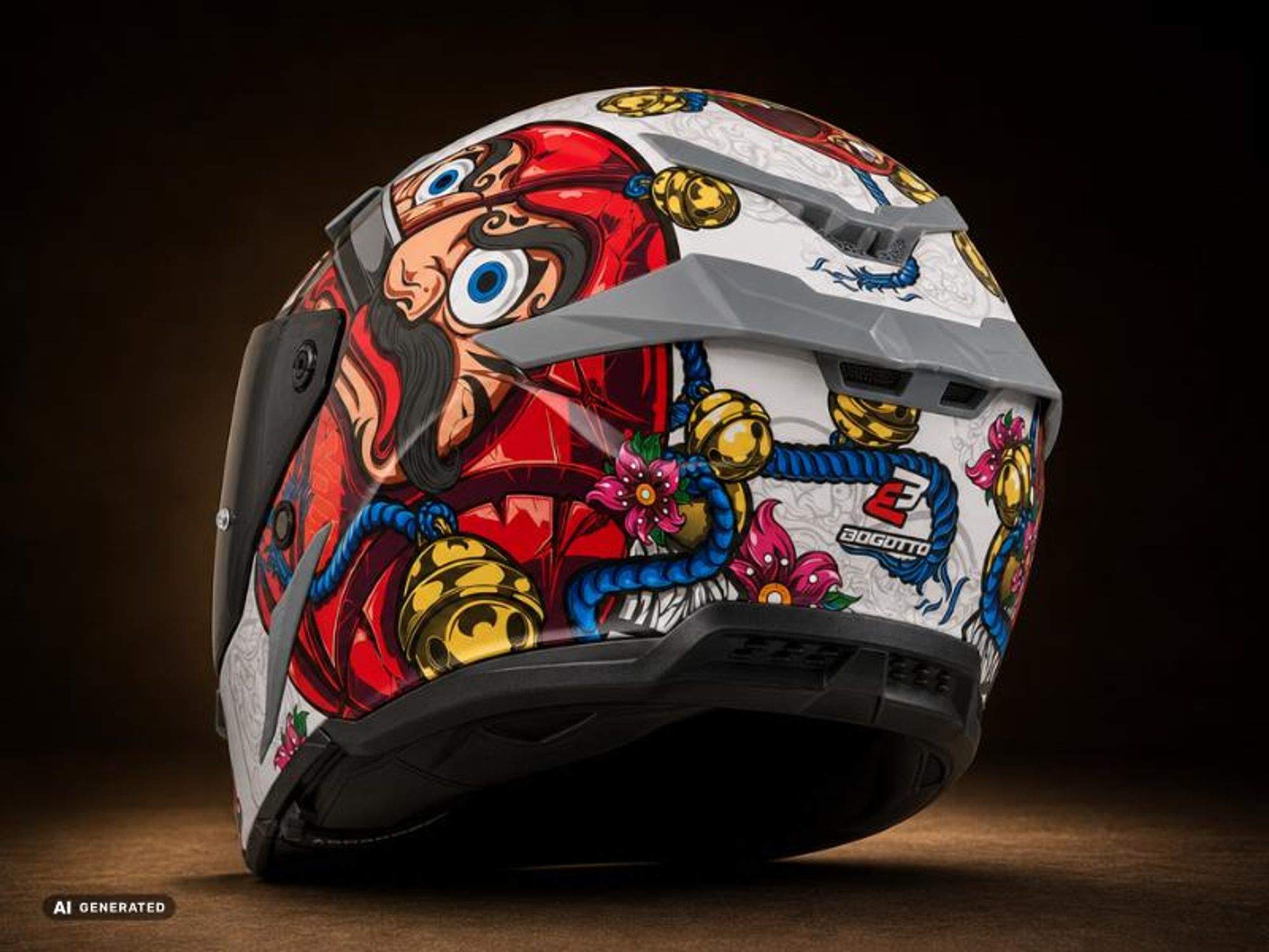 Motorradhelm Blade Luck 2XL mit integriertem Sonnenvisier und Pinlock-Vorbereitung