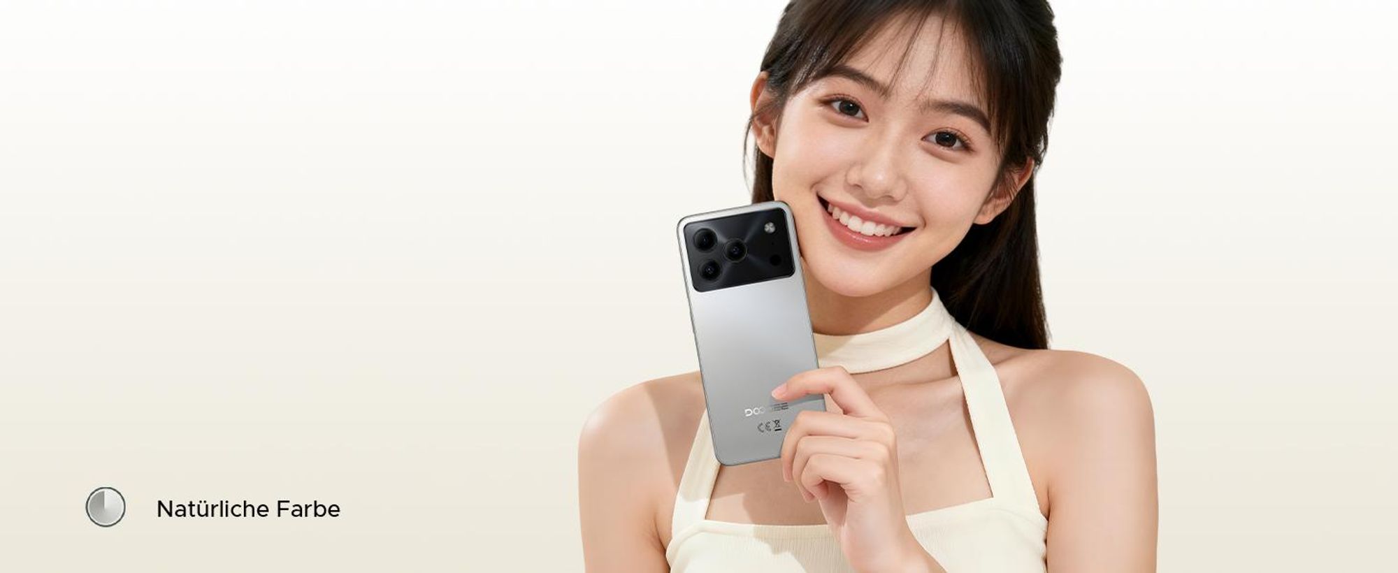 DOOGEE Note56 Pro Smartphone Handy, Android 16, 6,56" 90Hz, 6150mAh Akku, 32GB RAM+128GB ROM, 4G Dual-SIM, 13MP, NFC, Fingerabdruck, Gesichtserkennung