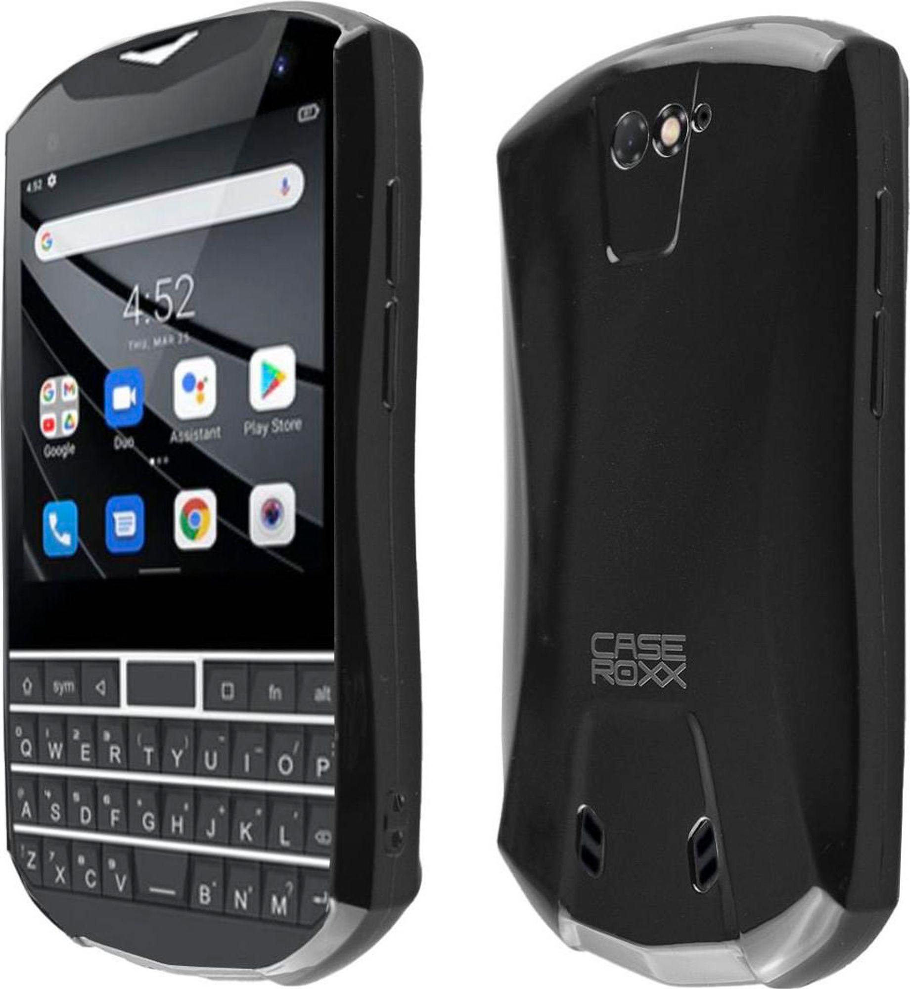 caseroxx Schutz-Hülle TPU-Hülle kompatibel mit Unihertz Titan Pocket, Gummi Handy Tasche schwarz Bild 1