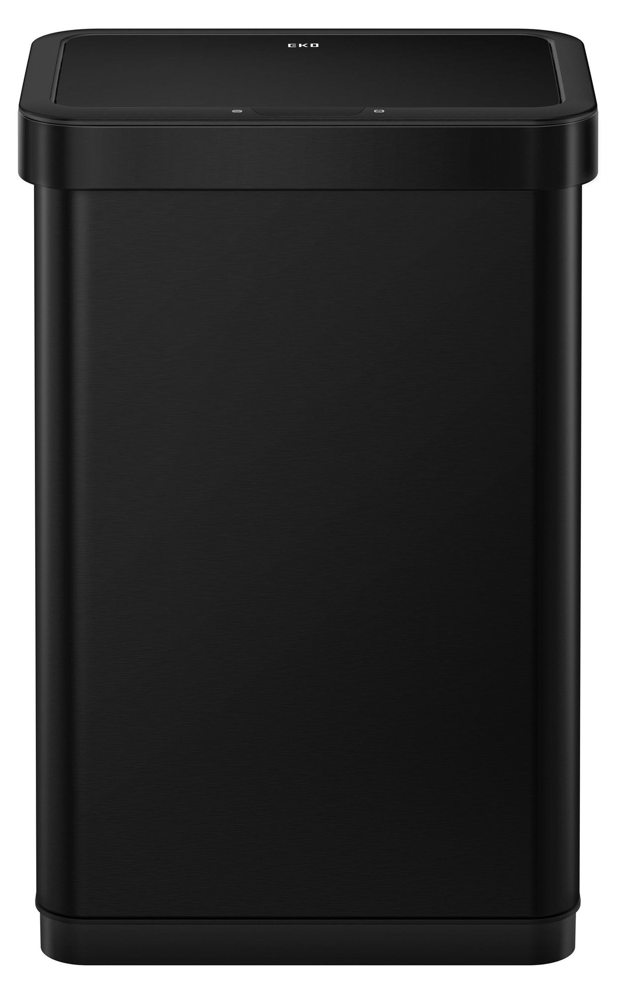 EKO - EcoNova Sensor Abfalleimer 50 Liter - Stainless steel - Schwarz