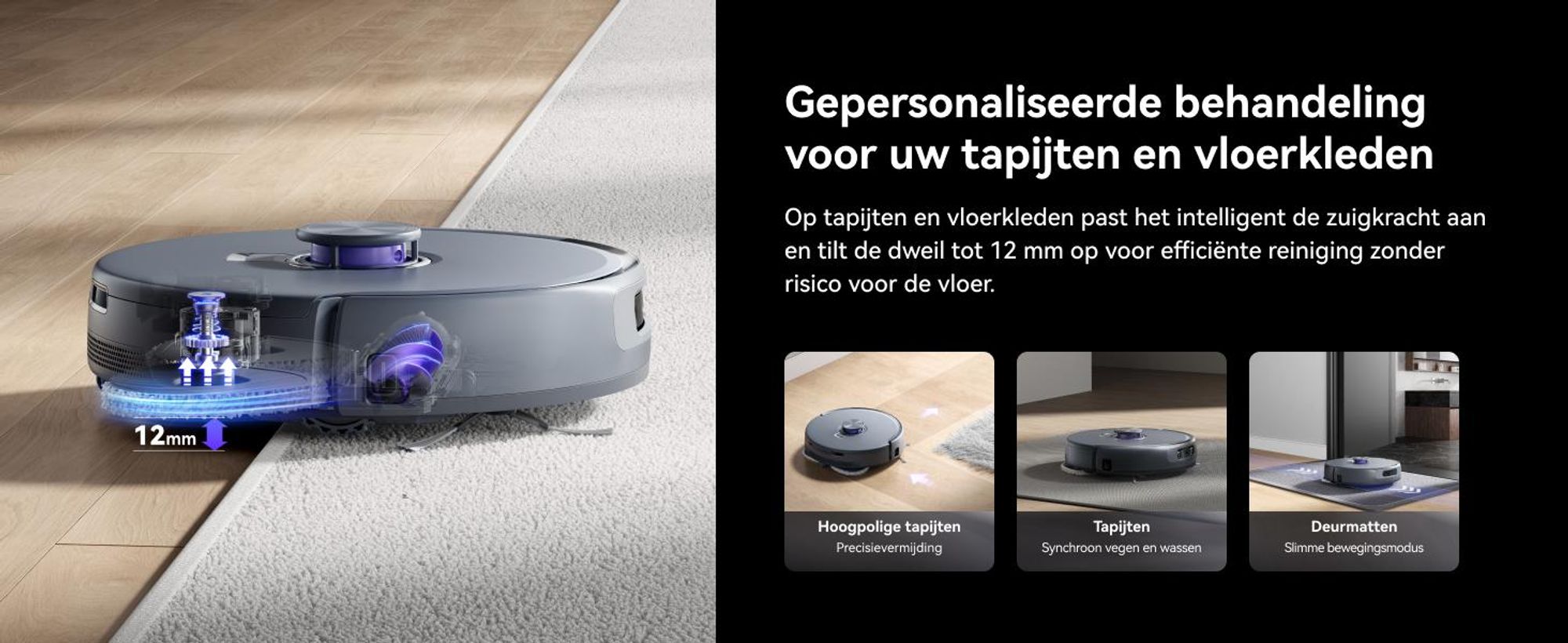 Narwal Freo Z10 Ultra Robotstofzuiger 18000Pa AI Vision Basis Zelfreinigend 120D Spraak 6400mAh