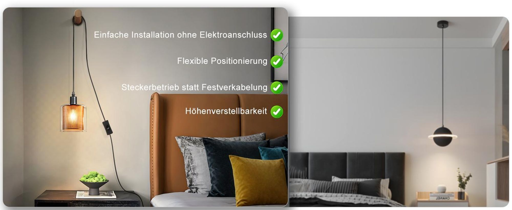 ZMH Hängelampe Vintage Pendelleuchte 1 Flammig Glas Gold Hängeleuchte mit Stecker und Schalter Pendellampe E14 2M Kabel Metall Retro Esstisch Lampe Hängend für Esszimmer Wohnzimmer Küche