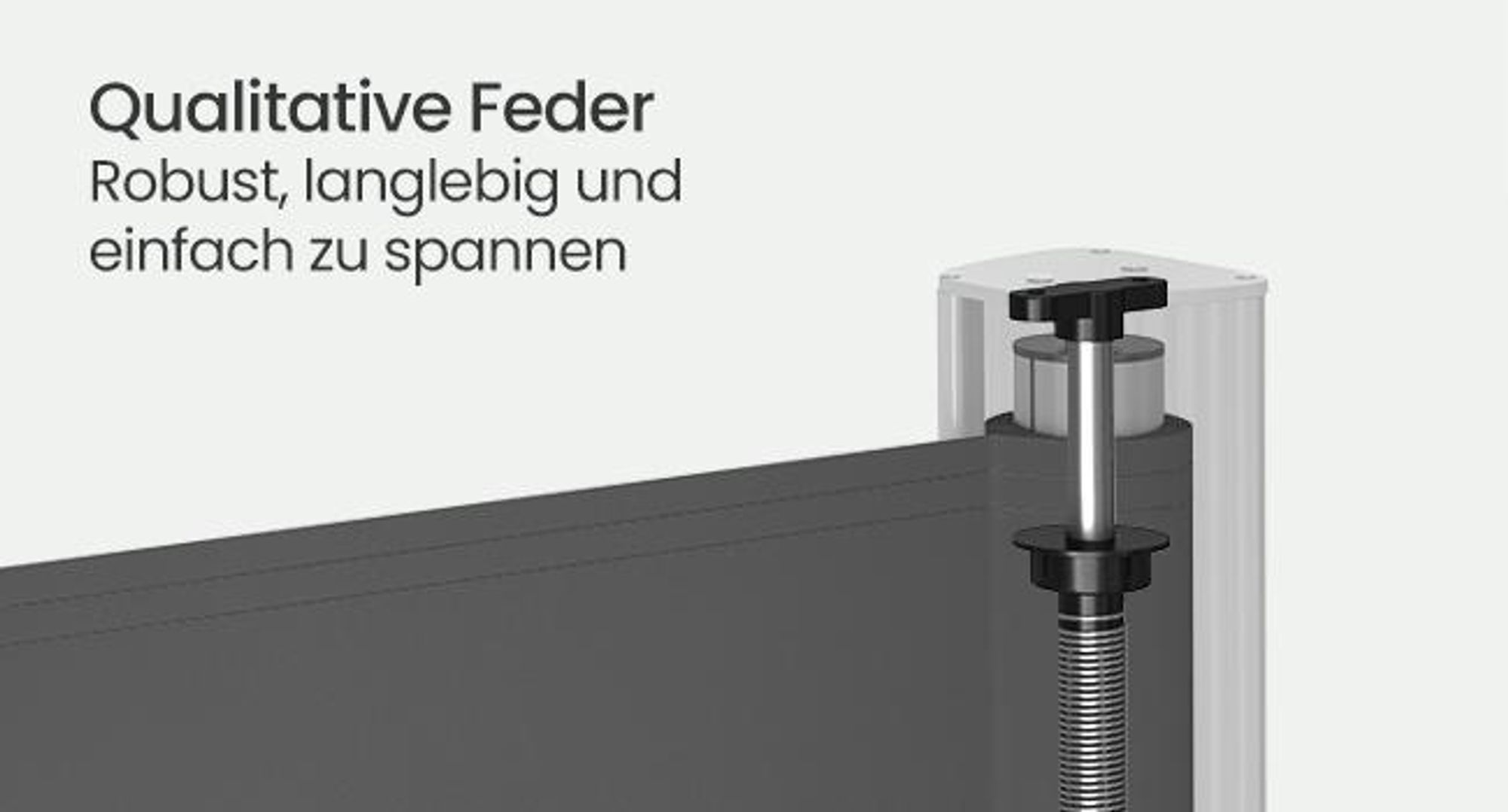 SONGMICS Seitenmarkise Stahl 500 x 180 cm ausziehbar, rostbeständig Sonnenschutz