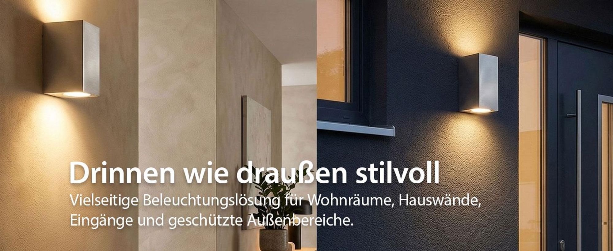 Maxkomfort Aussenleuchte 1268B1 Schwarz IP54 up&down GU10 Außenwandleuchte