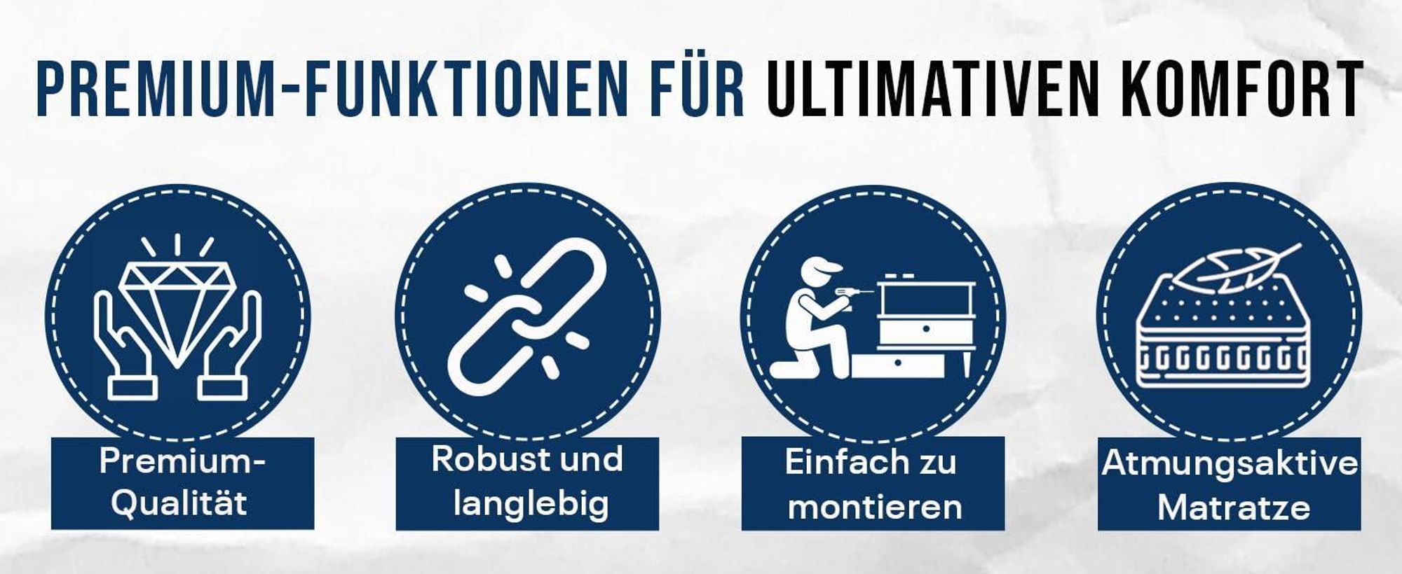 Best for Home Boxspringbett mit Bettkasten Trinity K-1 Bonellfederkern inkl. Topper, mit Lieferung, Aufbau & Entsorgung 180x200-Braun
