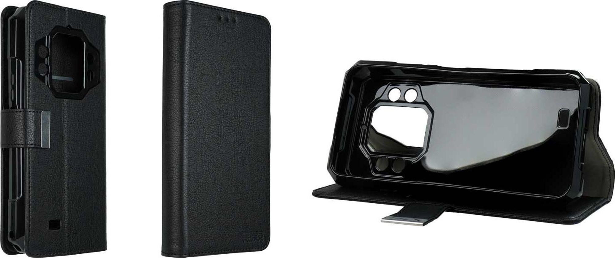 caseroxx Handy Hülle Tasche kompatibel mit Cubot KingKong X Bookstyle-Case Wallet Case Bild 1