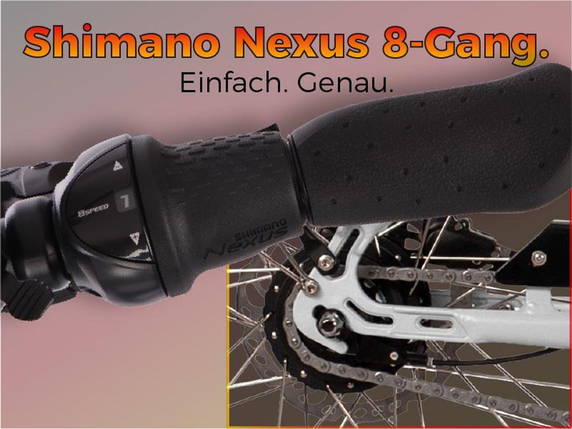SAXONETTE Premium Plus 3.0 Wave 28" E-Bike, Pedelec mit Mittelmotor, 8-Gang Nexus Nabenschaltung, 36V 14,5Ah Akku, RH 50 (silber matt)