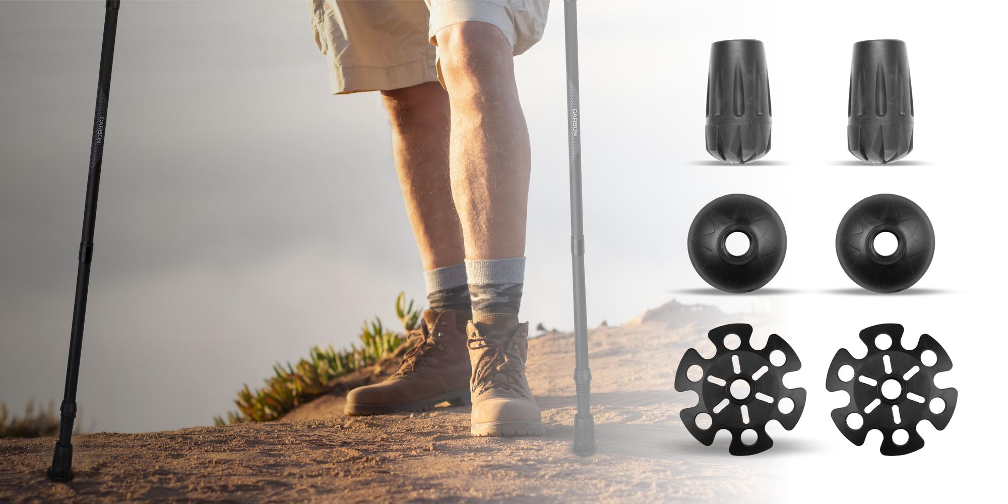 KIJE TREKKINGOWE do Chodzenia Kijki NORDIC WALKING CARBON Włókno Węglowe | KARBONOWE, lekkie, solidne, regulowane, korkowe uchwyty, stabilne