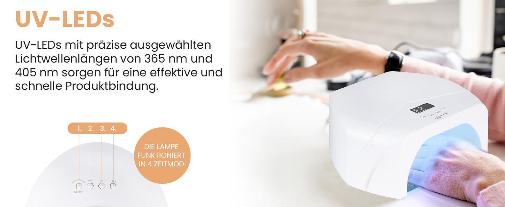 UV Nagellampe für Maniküre Pediküre Nail Lamp