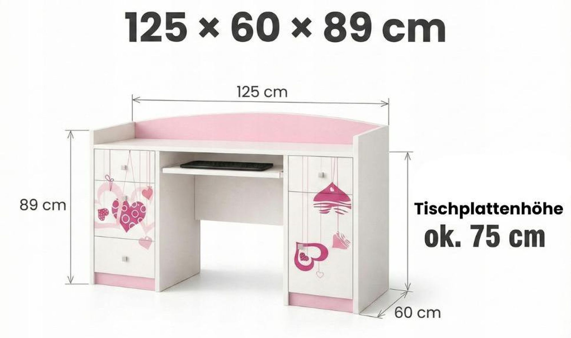 Ein kompakter Schreibtisch für Ihr Kind