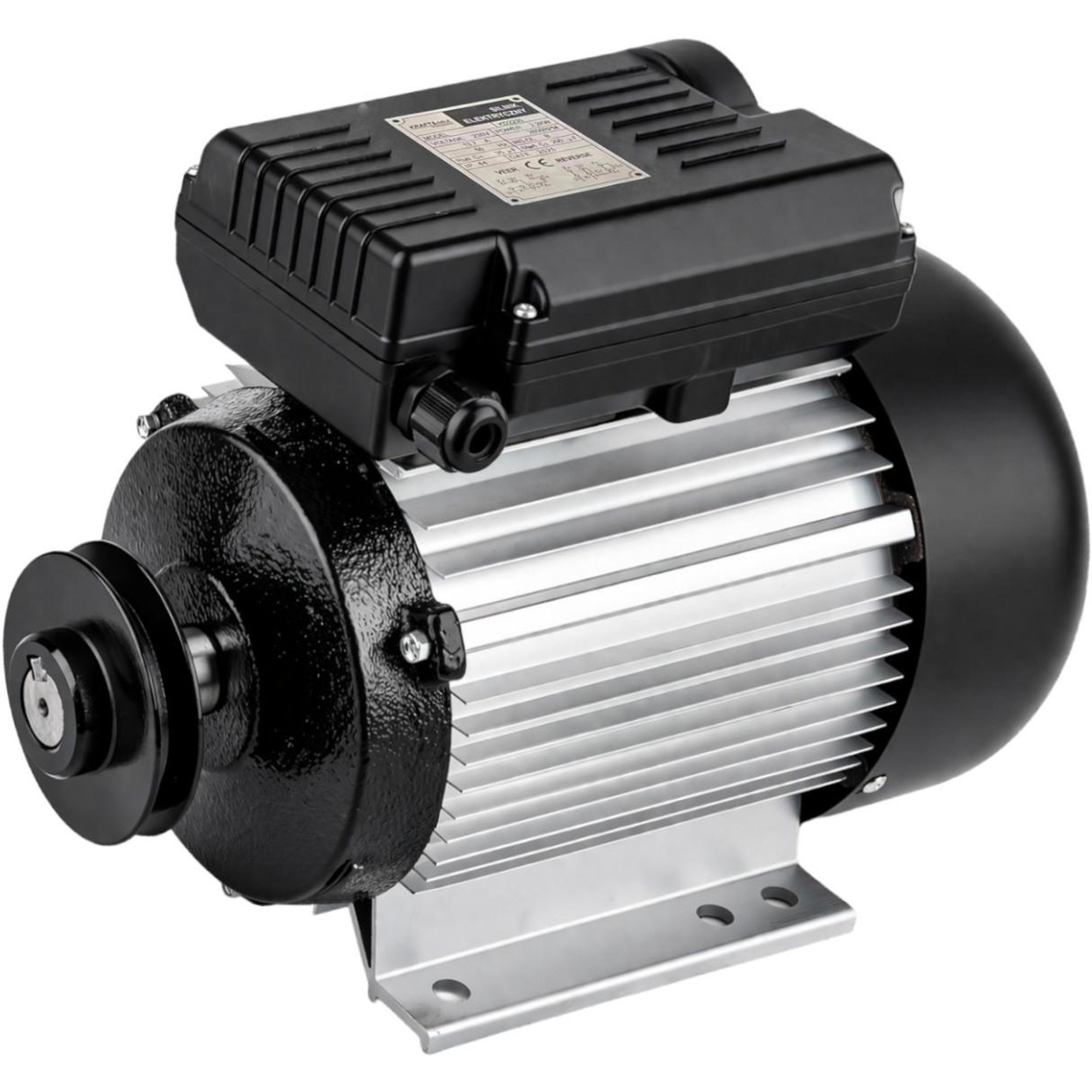 KRAFT&DELE | Elektromotor, 2.2kW, 230V, E-Motor mit Anlaufkondensator und Aluminiumwicklung