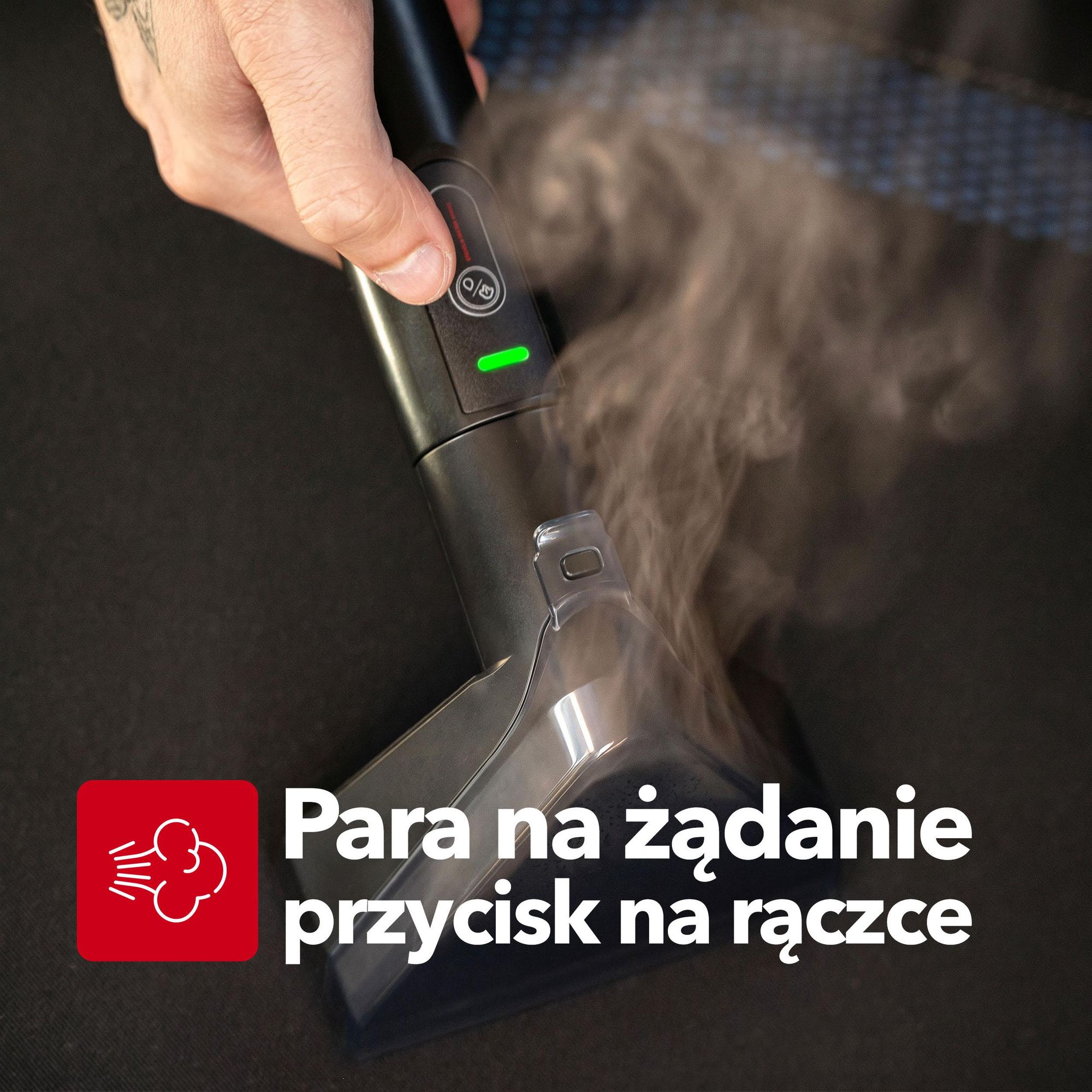 Odkurzacz piorący SPOTTER LEHMANN STEAMWASH LHOSW-1819 Pranie zimną oraz ciepłą wodą, pranie parą, czyszczenie parą