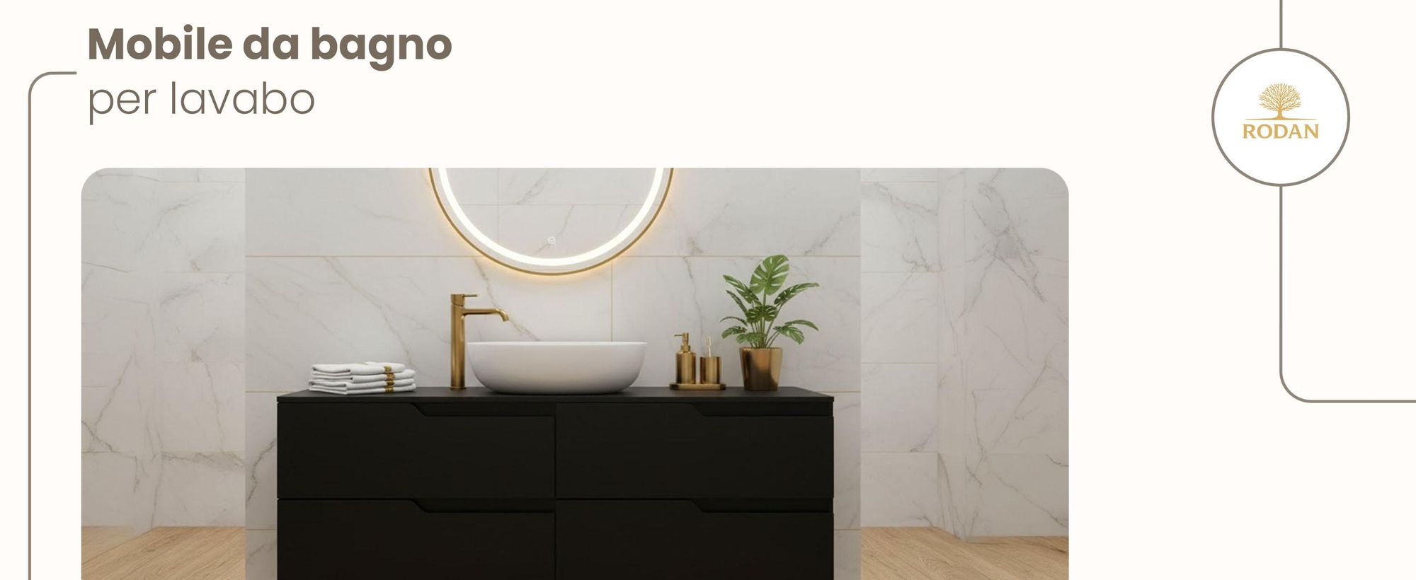 RODAN, mobile bagno, mobile sotto lavabo, mobile bagno moderno, mobili per il bagno